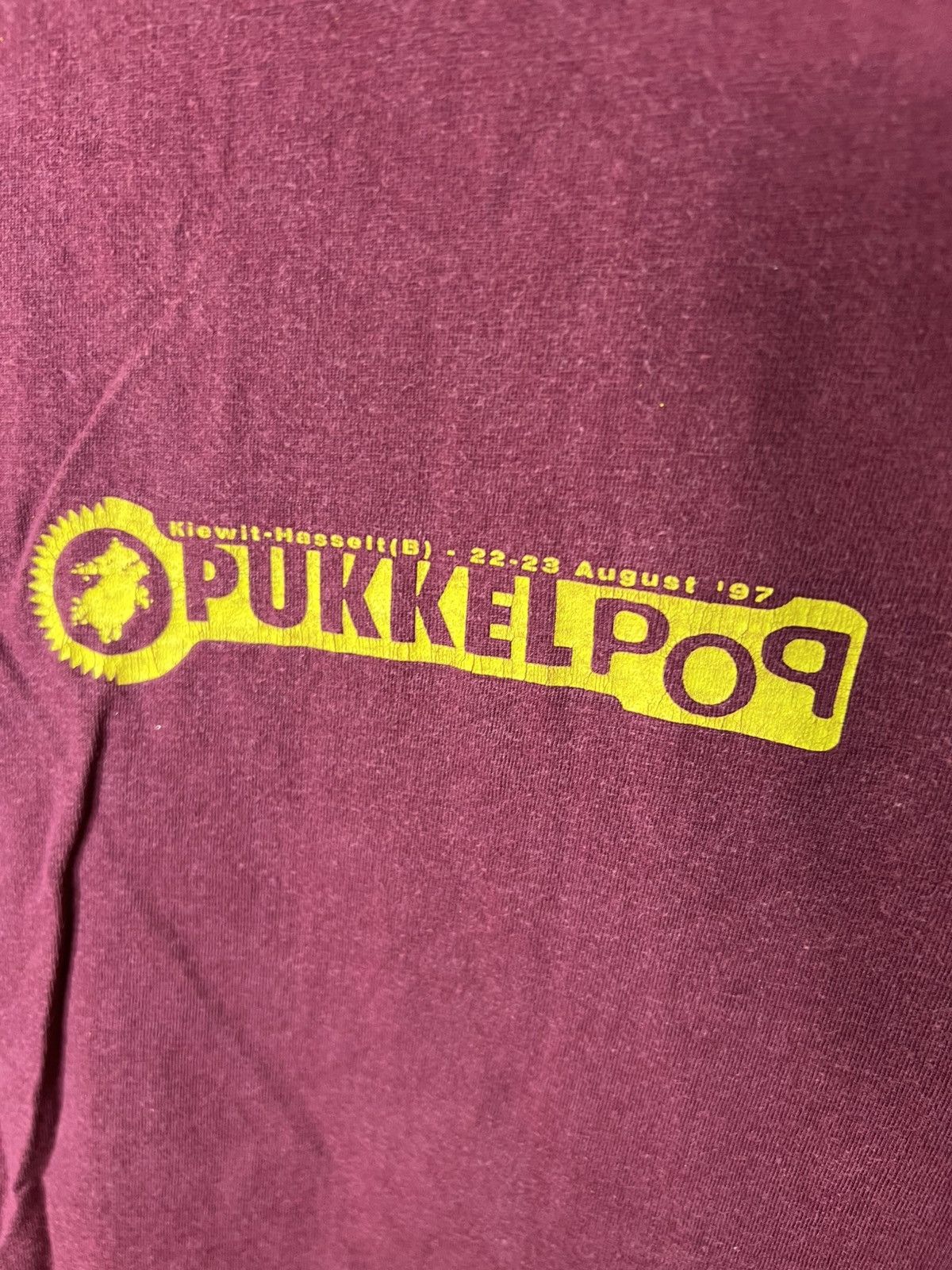 Band Tees Pukkelpop rock festival vintage 90s shirt Size US L / EU 52-54 / 3 - 4 Thumbnail
