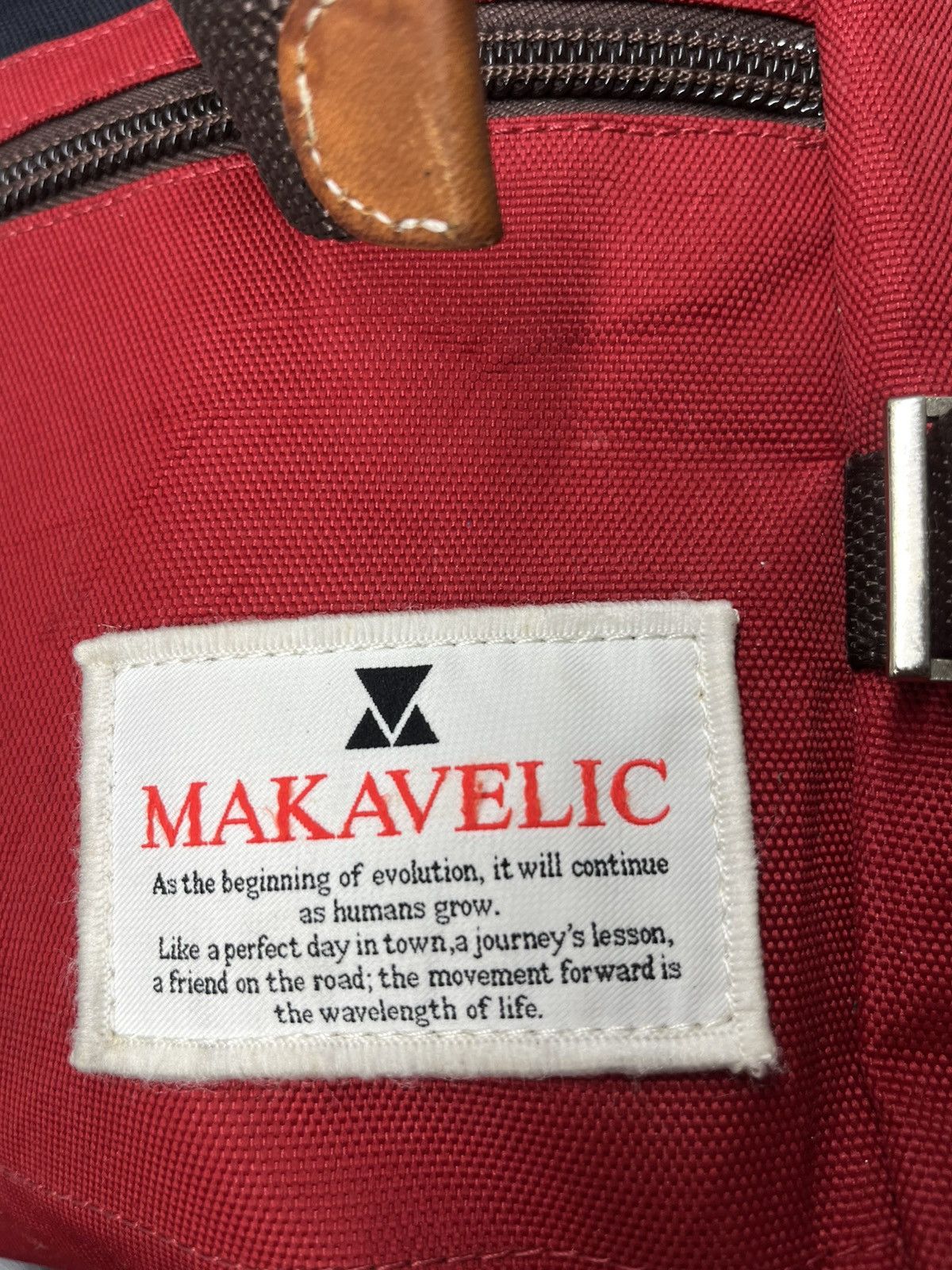 Makaveli Authentic MAKAVELIC Double Buckle Rucksack Backpack Flap Size ONE SIZE - 8 Thumbnail