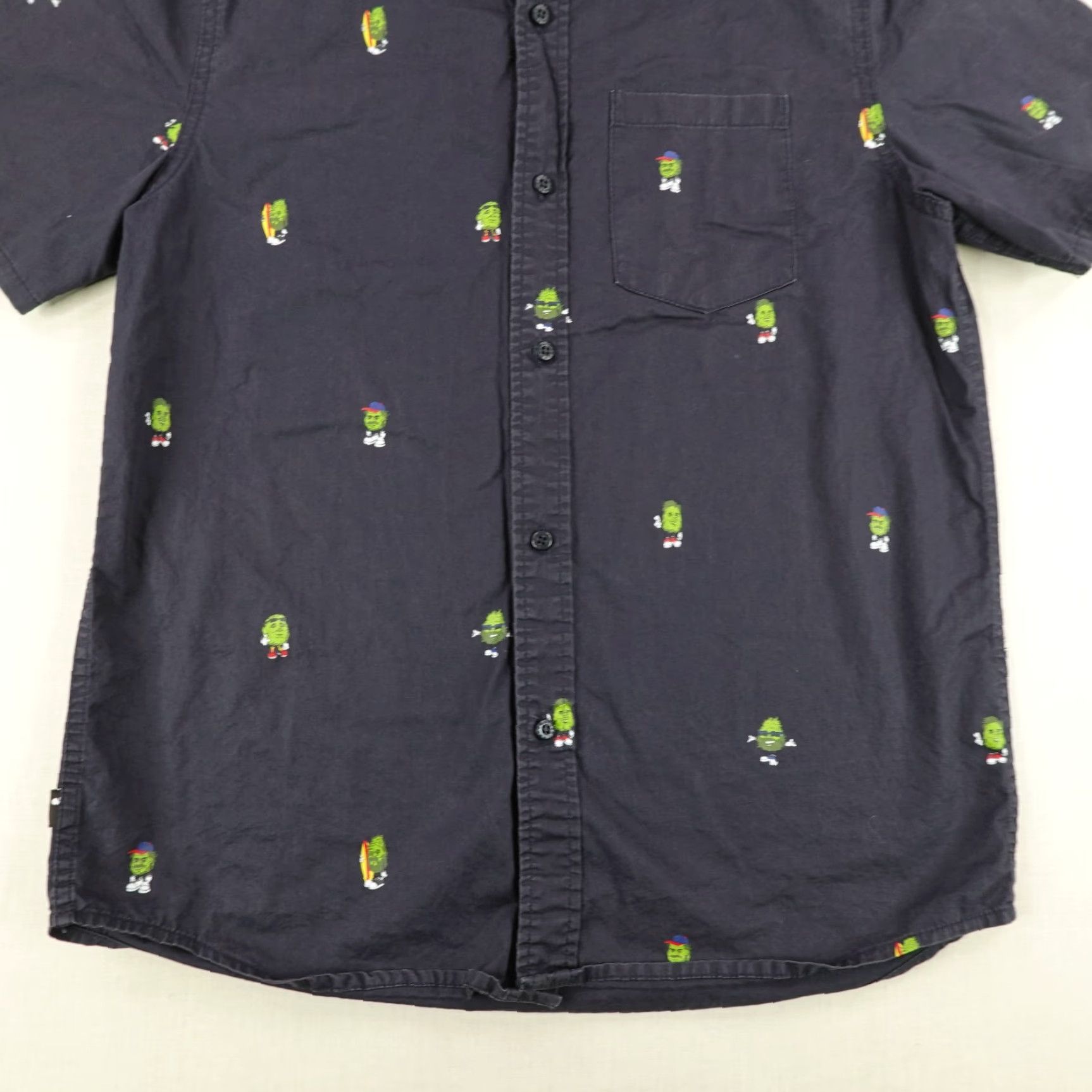 The Hundreds The Hundreds Shirt Mens Medium Black Crazin Weed California Raisins Nugs Stoner Size US M / EU 48-50 / 2 - 4 Thumbnail