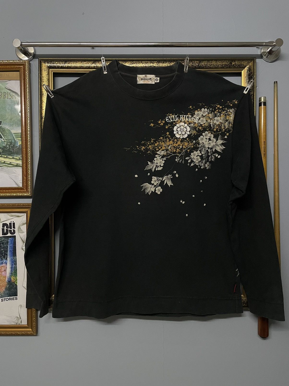 Designer × Japanese Brand × Vintage Vintage 1990s Japan Designer Karakuri Sukajan Embroidery Tee Size US L / EU 52-54 / 3 - 6 Thumbnail