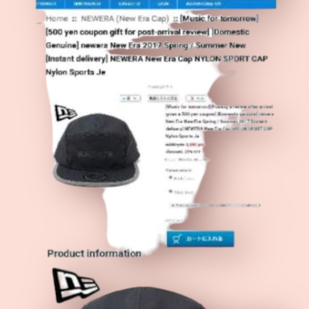 Japanese Brand RARE NEW ERA SPORTS SMALL LOGO NYLON STRAPBACK CAP Size ONE SIZE - 7 Thumbnail