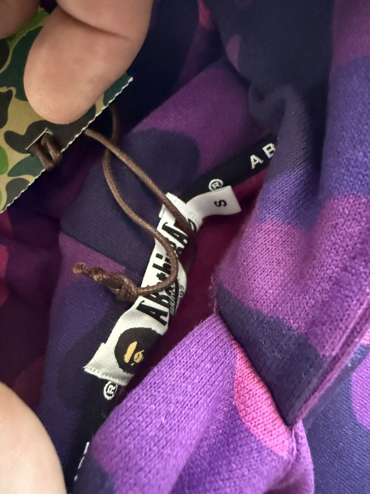 Bape Bape Purple Camo Shark Pull Over Size US S / EU 44-46 / 1 - 12 Thumbnail