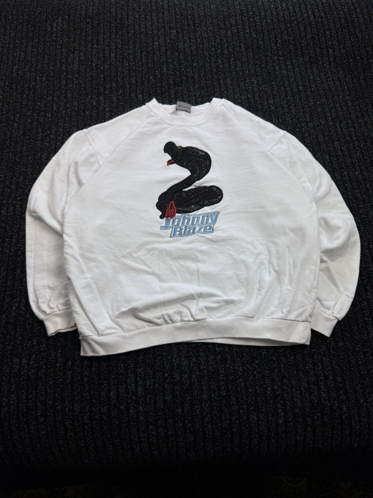 JNCO Vintage Johnny Blaze Snake Sweatshirt Skate Size US XL / EU 56 / 4 - 1 Thumbnail