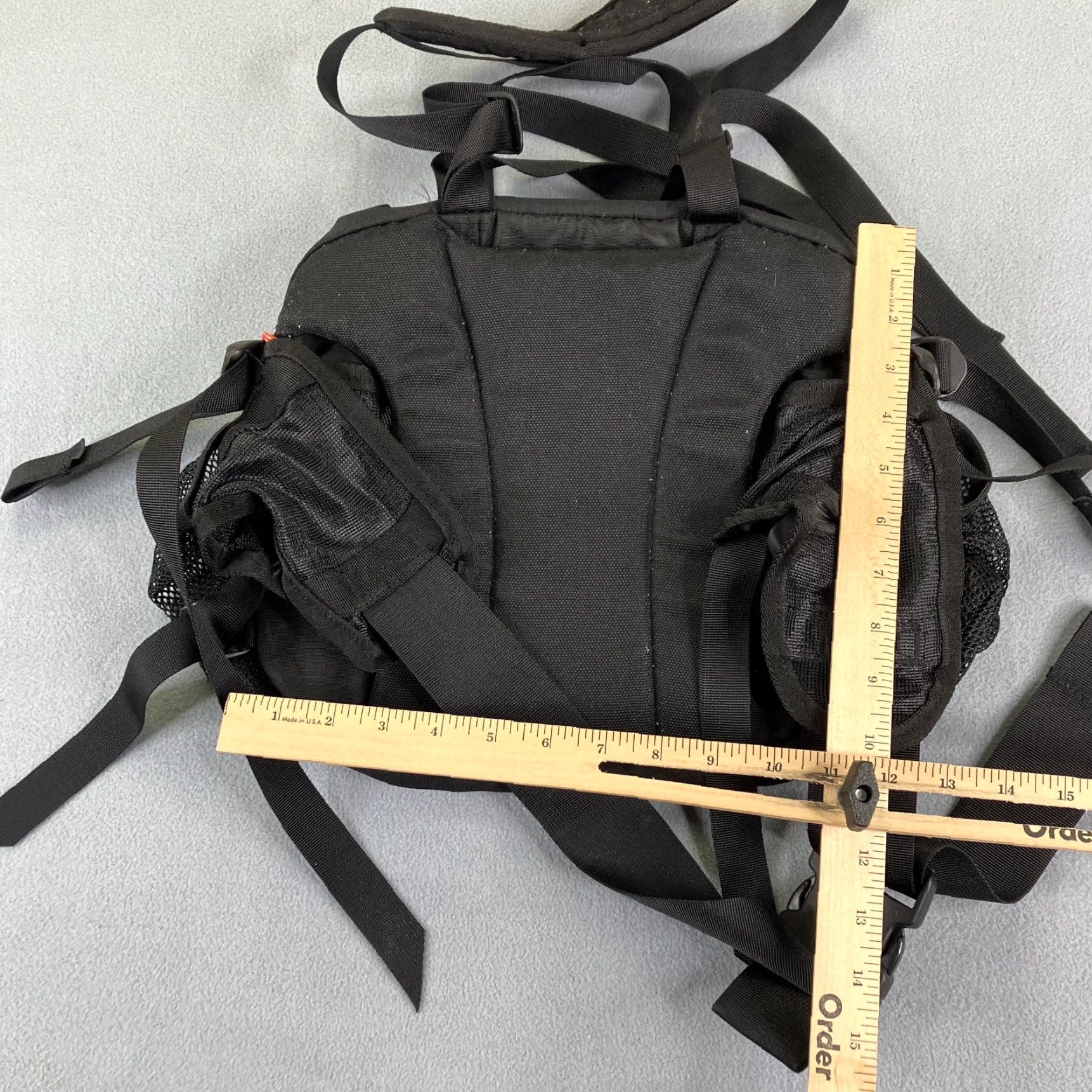 Vintage VINTAGE REI Fanny Pack Belt Bag Outdoor Nylon Black Medium Unisex Travel Hiking Crossbody Size ONE SIZE - 8 Thumbnail