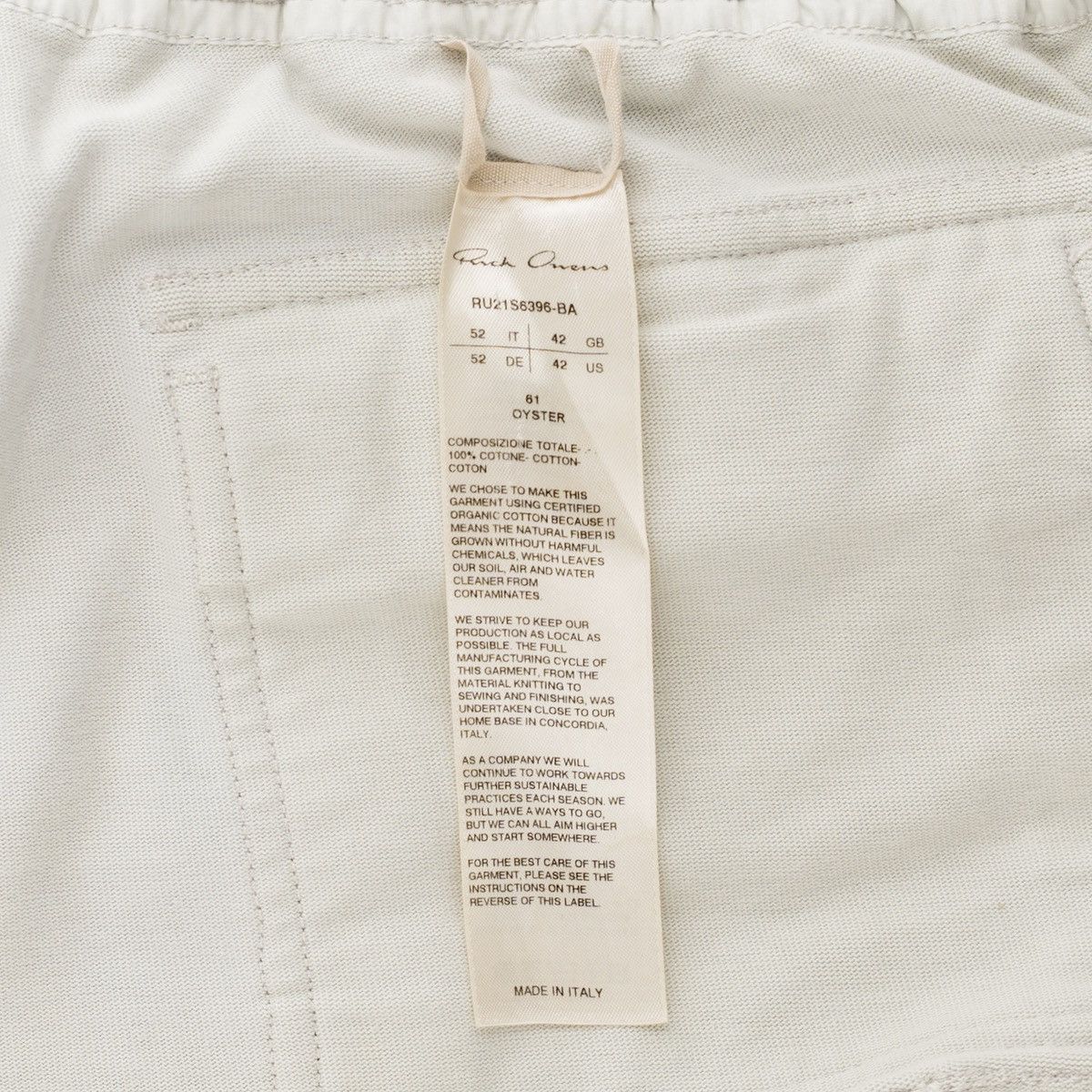 Rick Owens Phlegethon Cargo Sweatpants Oyster Size US 36 / EU 52 - 4 Thumbnail