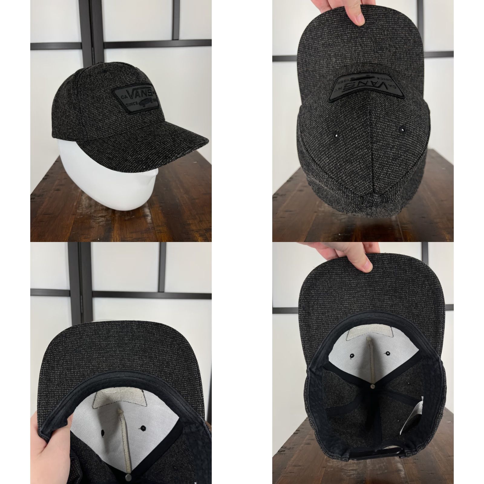 Vans VANS Hat Cap Snap Back Adult One Size Gray 90s Classic Sports Skateboard Casual Travel Men Beanie? Size ONE SIZE - 8 Thumbnail