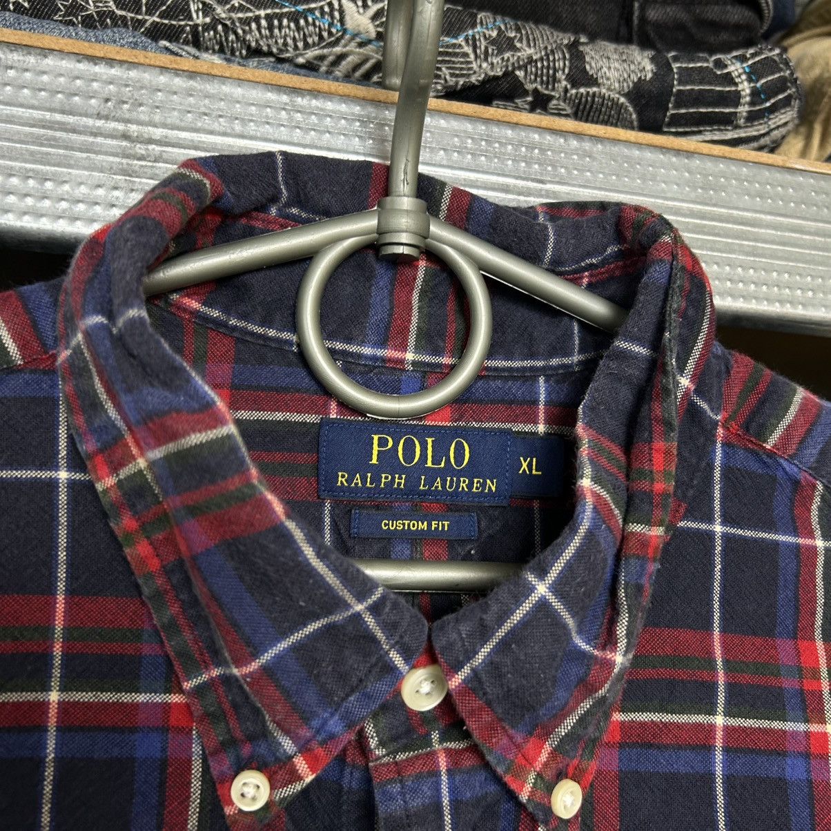 Polo Ralph Lauren Mens Polo Ralph Lauren Small logo checked y2k button shirt Size US XL / EU 56 / 4 - 4 Thumbnail