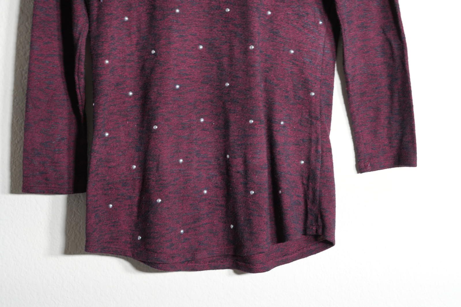 Juicy Couture Jeans Juicy Couture Shirt Women's S Burgundy Long Sleeve Size S / US 4 / IT 40 - 4 Thumbnail