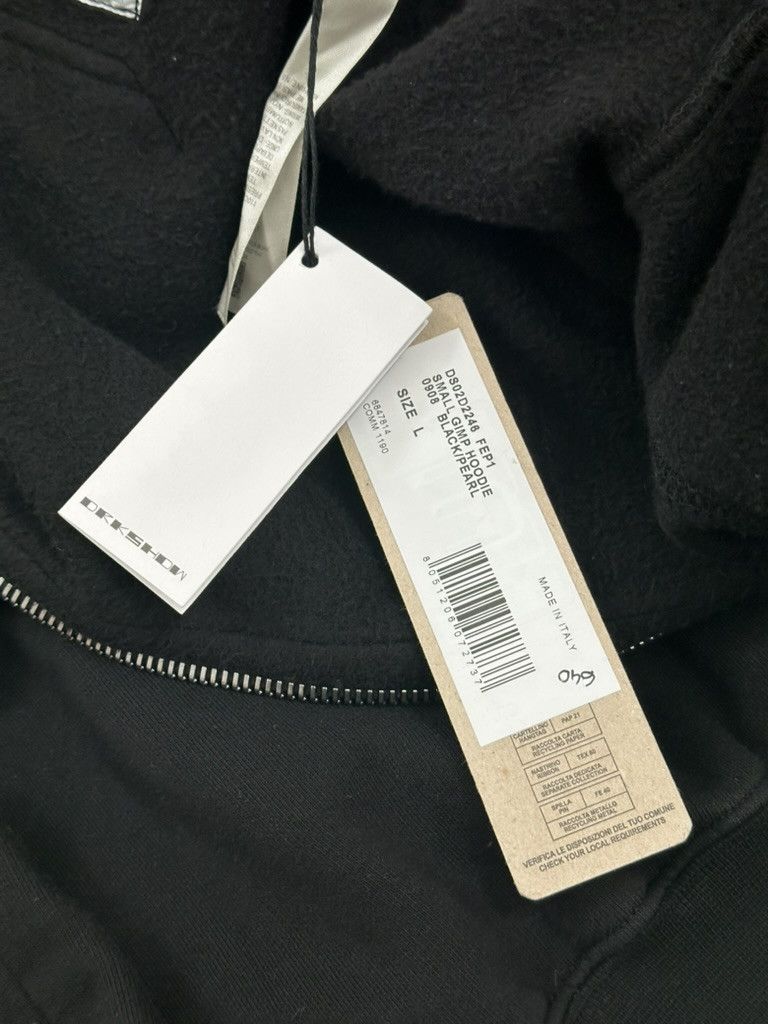 Rick Owens Drkshdw Rick Owens drkshdw Porterville cropped gimp zip hoodie Size US L / EU 52-54 / 3 - 9 Thumbnail