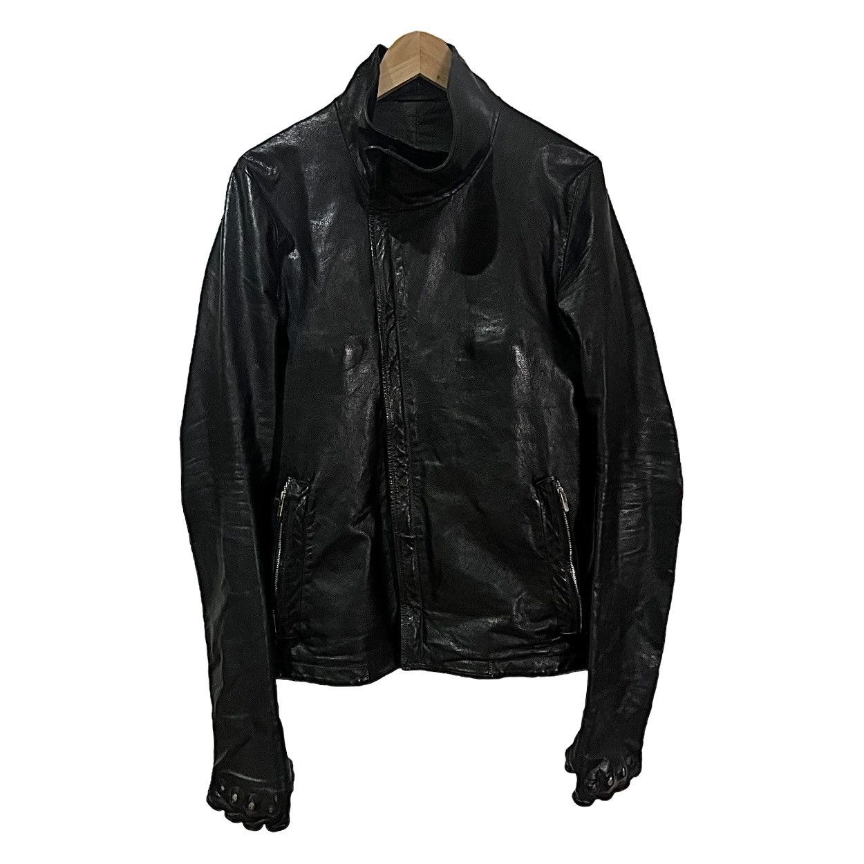 Carol Christian Poell Ccp titanium glove prosthetic leather jacket 