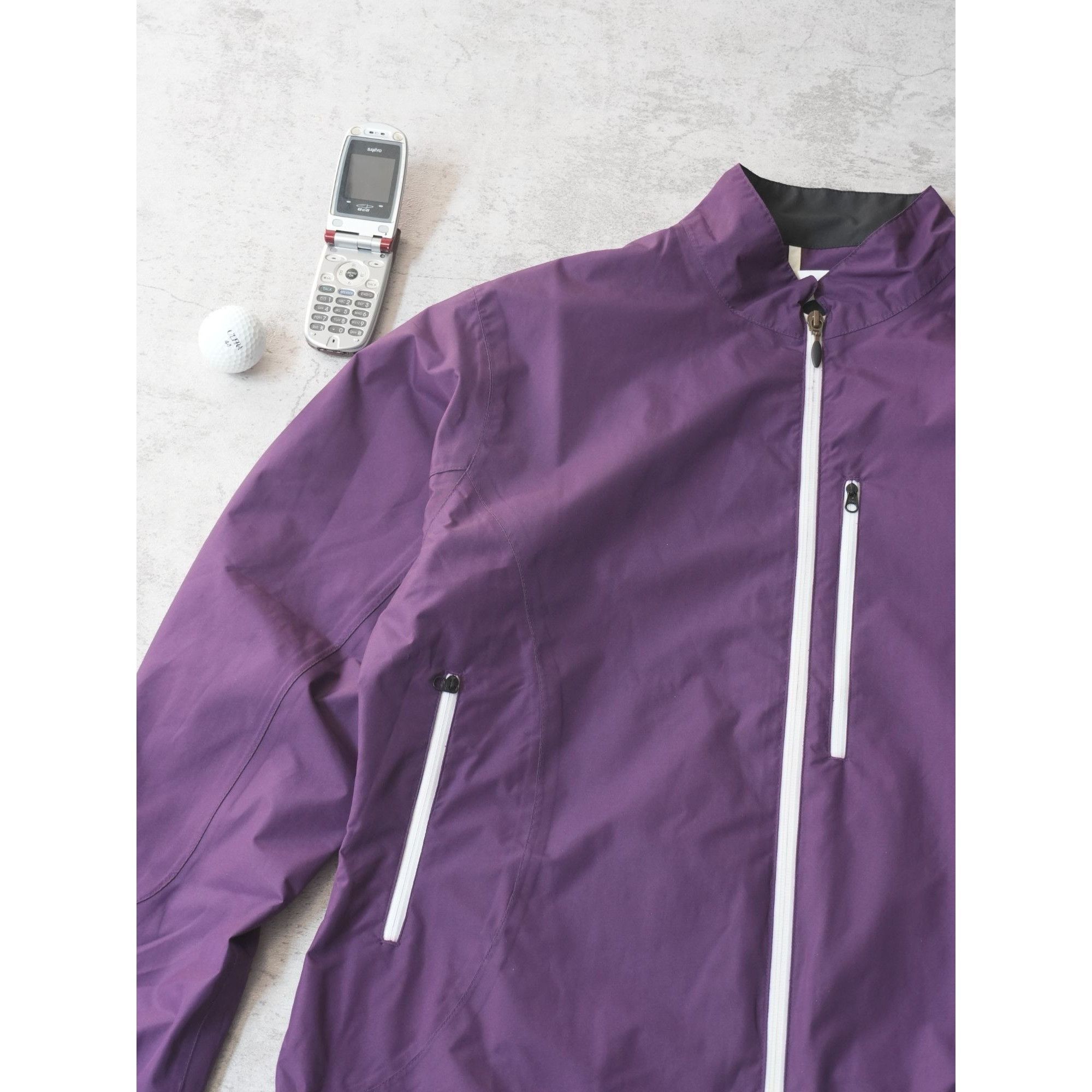 Footjoy Footjoy Women's Purple Golf Windbreaker Size L / US 10 / IT 46 - 4 Thumbnail