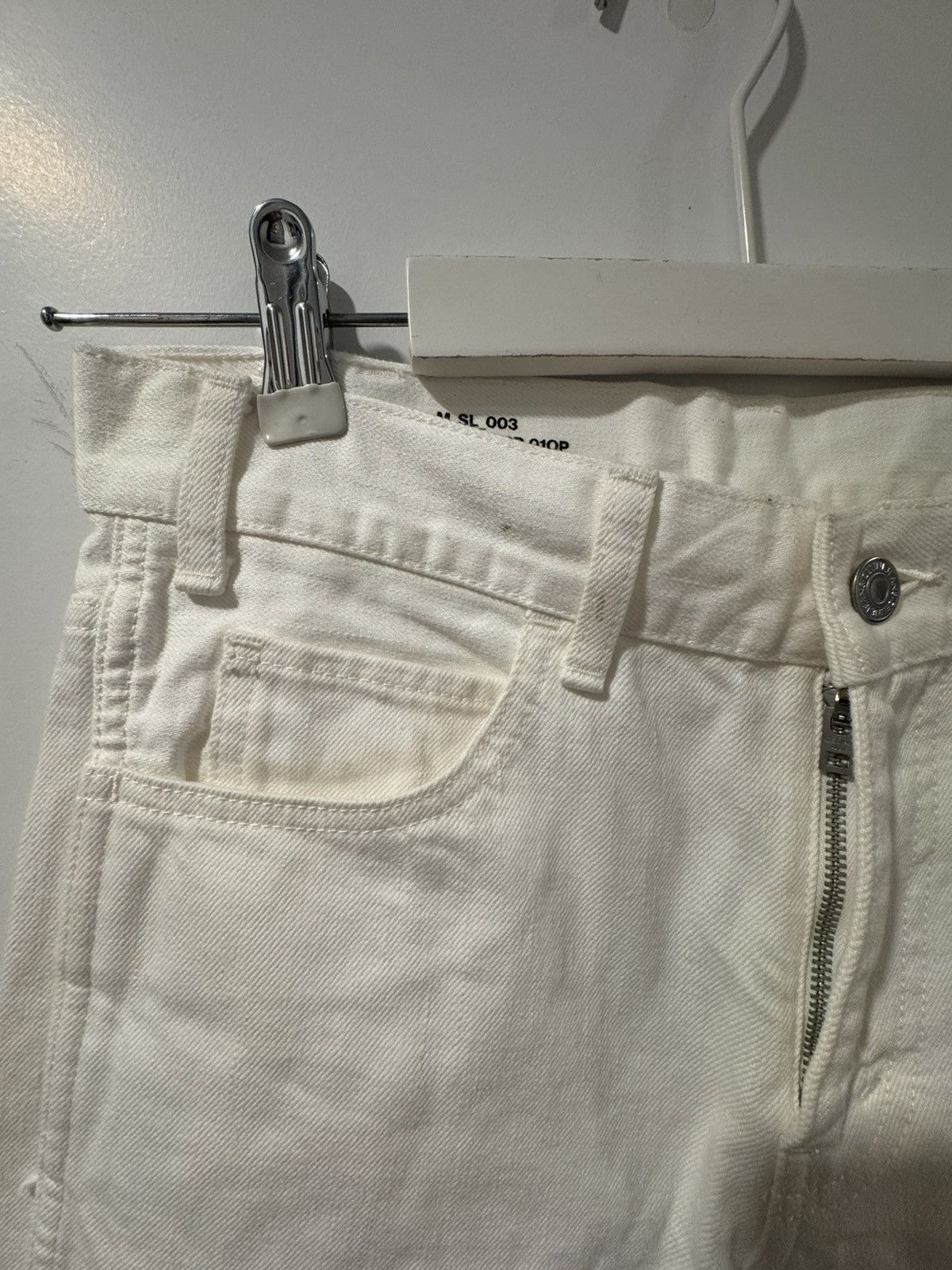 Celine Celine Skinny White Jeans SS21 Size US 28 / EU 44 - 7 Thumbnail