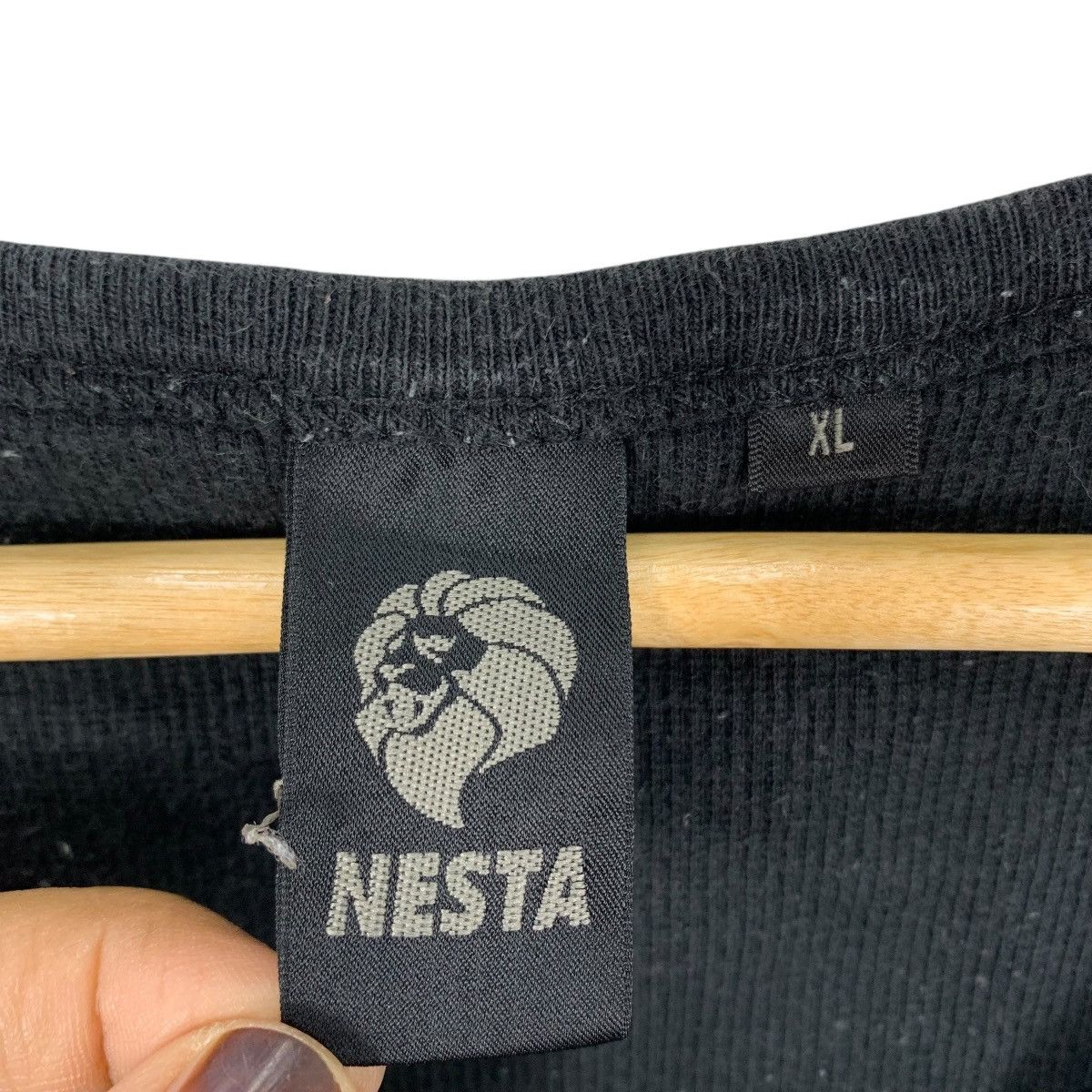 Vintage NESTA REGGAE Music Is Life Embroidered Sleeveless Tank Shirt Size US XL / EU 56 / 4 - 7 Thumbnail