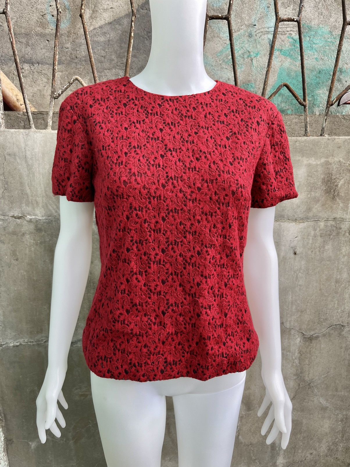 Dries Van Noten Floral Tapestry Crochet Top Size XS / US 0-2 / IT 36-38 - 1 Thumbnail