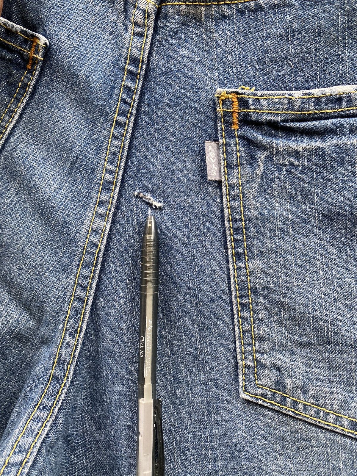 Levi's × Vintage Baggy Jeans Levis Silver Tab 33x32 Size US 34 / EU 50 - 14 Thumbnail