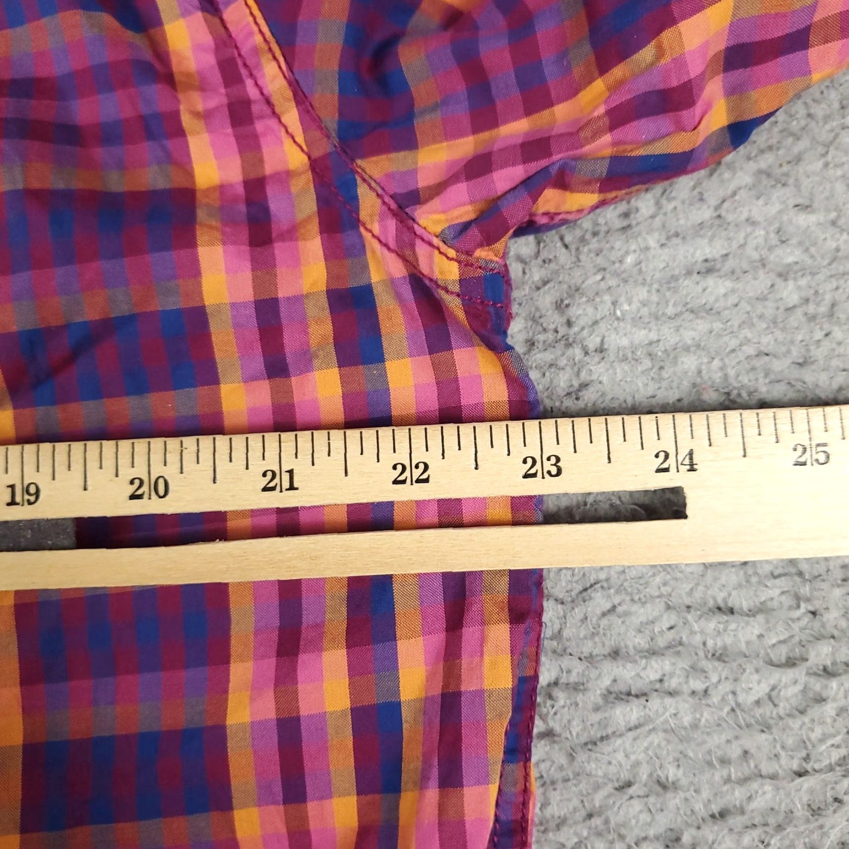 Tommy Bahama Tommy Bahama Shirt Mens Size Medium Purple Plaid Button-Up Long Sleeve Shirt Size US M / EU 48-50 / 2 - 5 Thumbnail