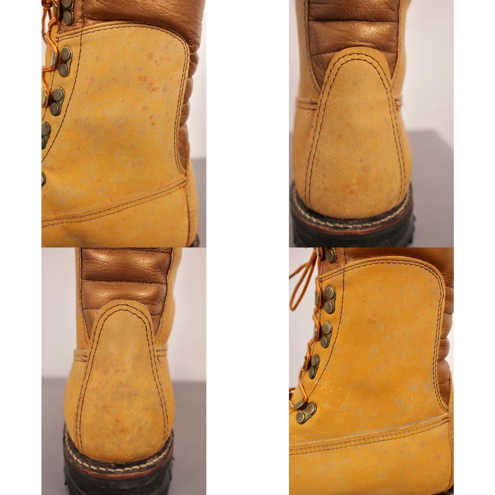Mason's VINTAGE Mason Boots Mens VTG NOS 1970 Tan Leather Hiking Hunting Sz 7 E 70s Outdoor Shoes Size US 7 / EU 40 - 10 Thumbnail