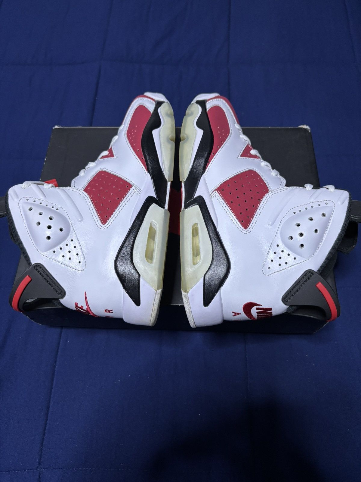 Jordan Brand Jordan 6 Retro OG Carmine 2021 Size 8.5 Size US 8.5 / EU 41-42 - 2 Thumbnail