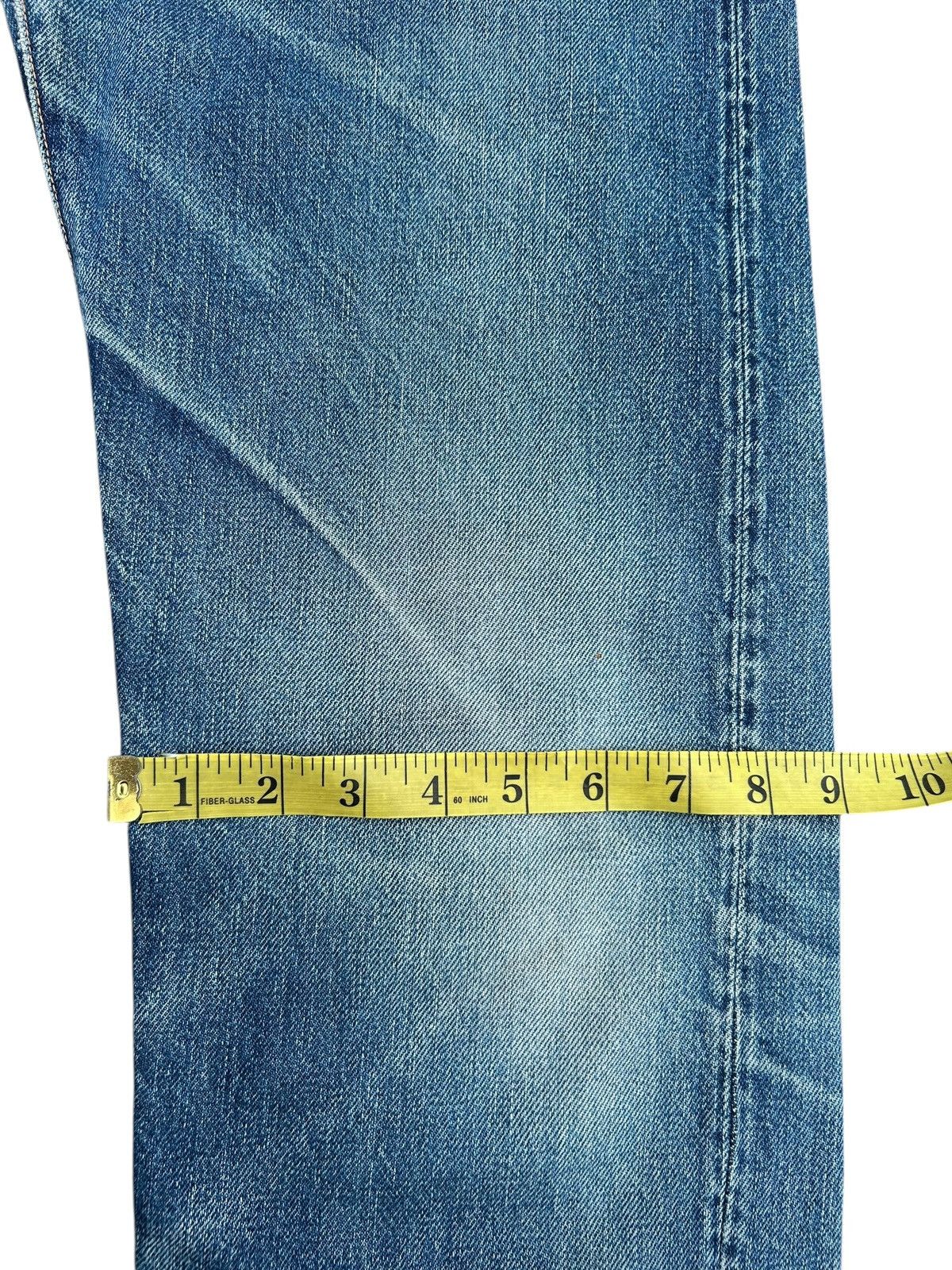 Evisu Vintage Buckle Back Evisu Selvedge Repair Denim jeans Size US 27 - 22 Thumbnail