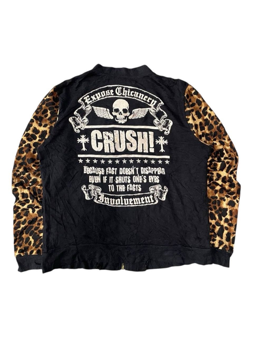 Seditionaries ‘CRUSH’ DIG DEEP SKULL+CROSS Size US L / EU 52-54 / 3 - 1 Thumbnail