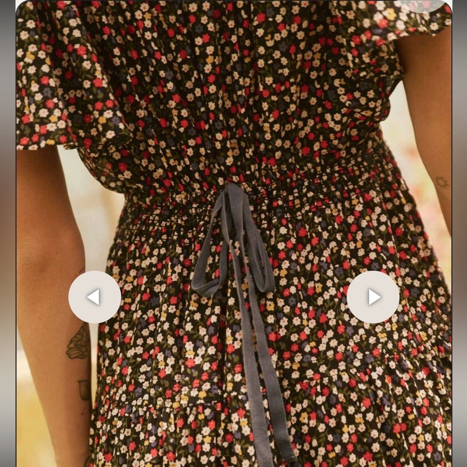 THE GREAT The Great The Creek Dress - Size 0 - Dark Navy Wildflower Size XS / US 0-2 / IT 36-38 - 5 Thumbnail