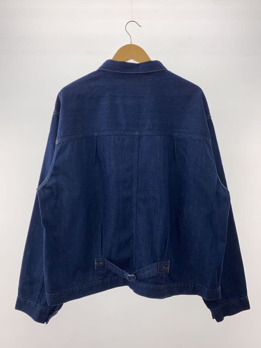 A.PRESSE Denim Jacket, Size 52, Idg, Plain, 25aap-01-39 Size US L / EU 52-54 / 3 - 2 Thumbnail