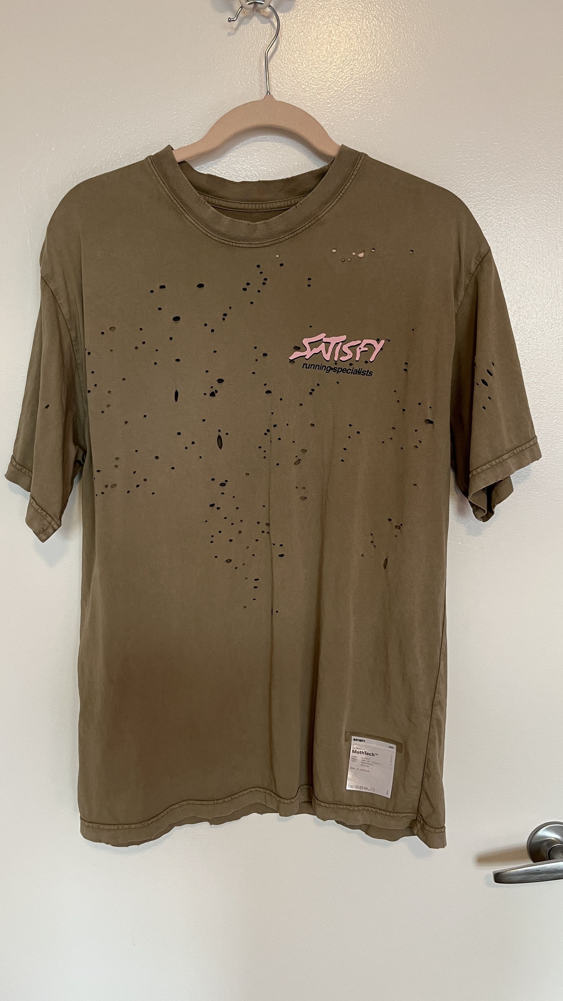 Satisfy Satisfy Running MothTech Specialists Logo Tee Large 🌊 Size US L / EU 52-54 / 3 - 1 Thumbnail