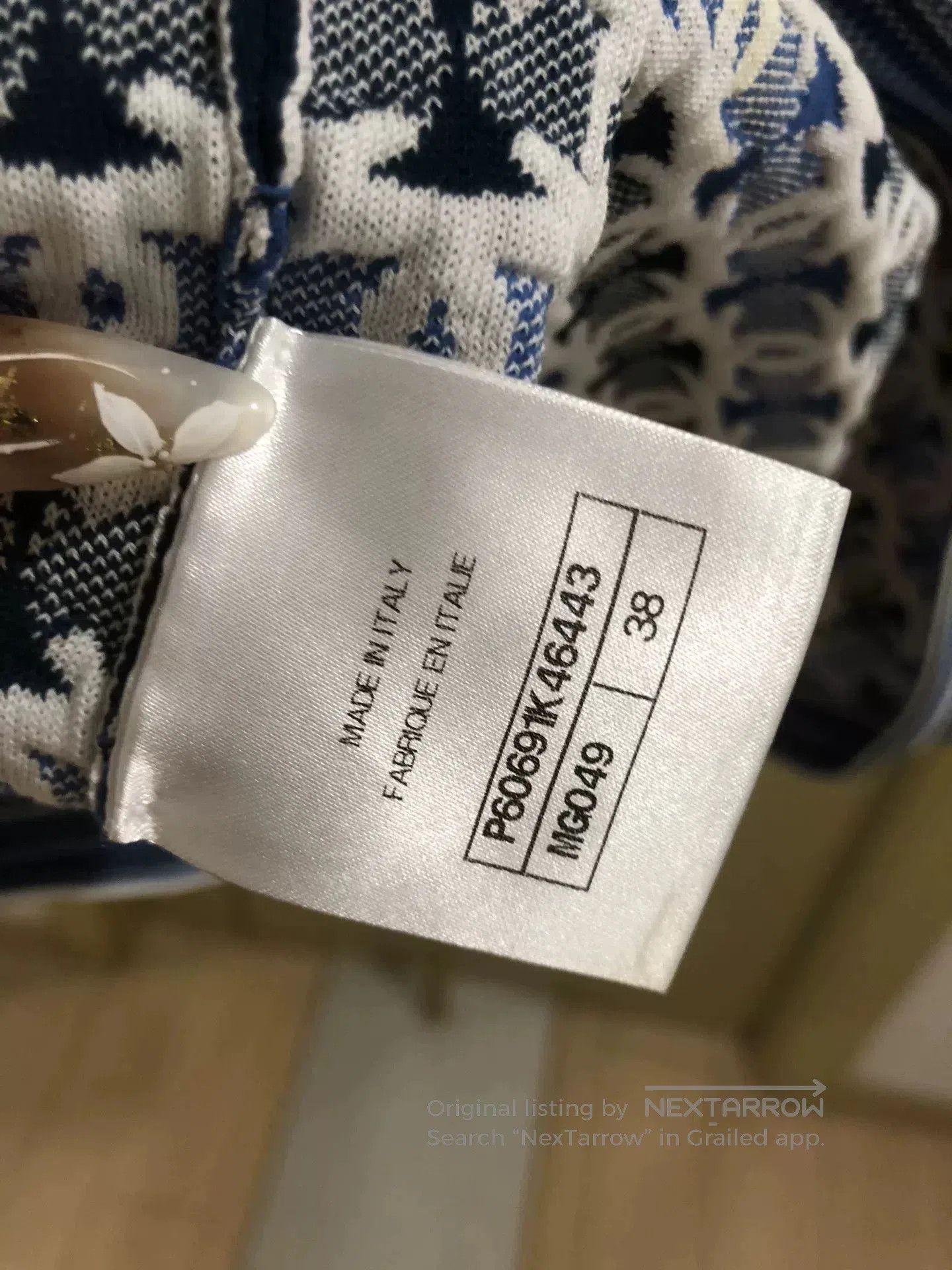 Chanel Chanel Knit Tank Top with Logo. Size M / US 6-8 / IT 42-44 - 4 Thumbnail