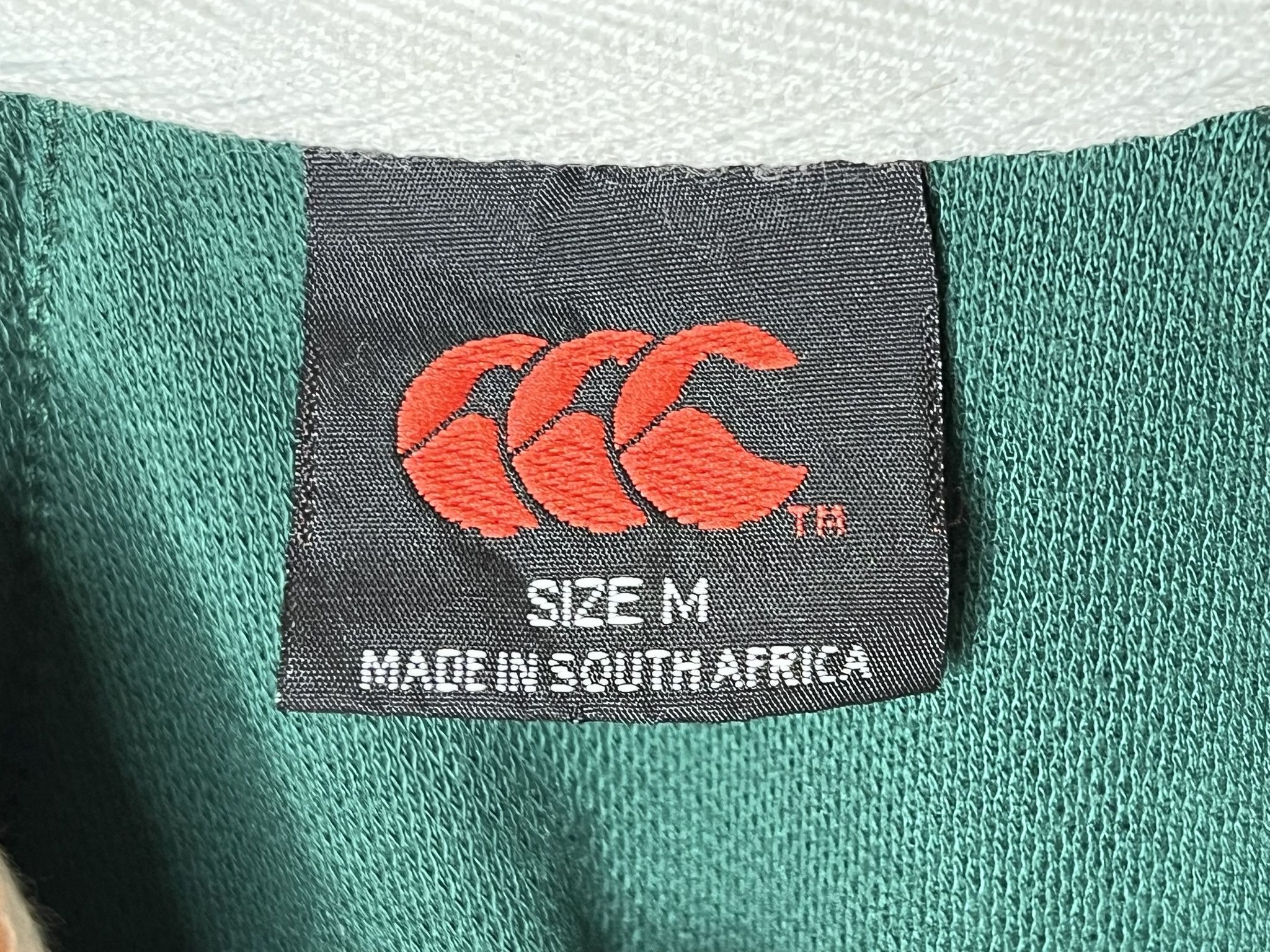 Canterbury of New Zealand SOUTH AFRICA NATIONAL RUGBY TEAM HOME JERSEY SHIRT Size US M / EU 48-50 / 2 - 6 Thumbnail