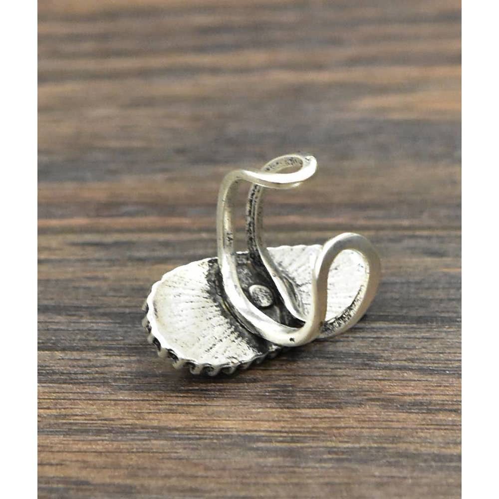 Other Boho Southwestern White Turquoise Statement Cuff Adjustable Size ONE SIZE - 2 Thumbnail