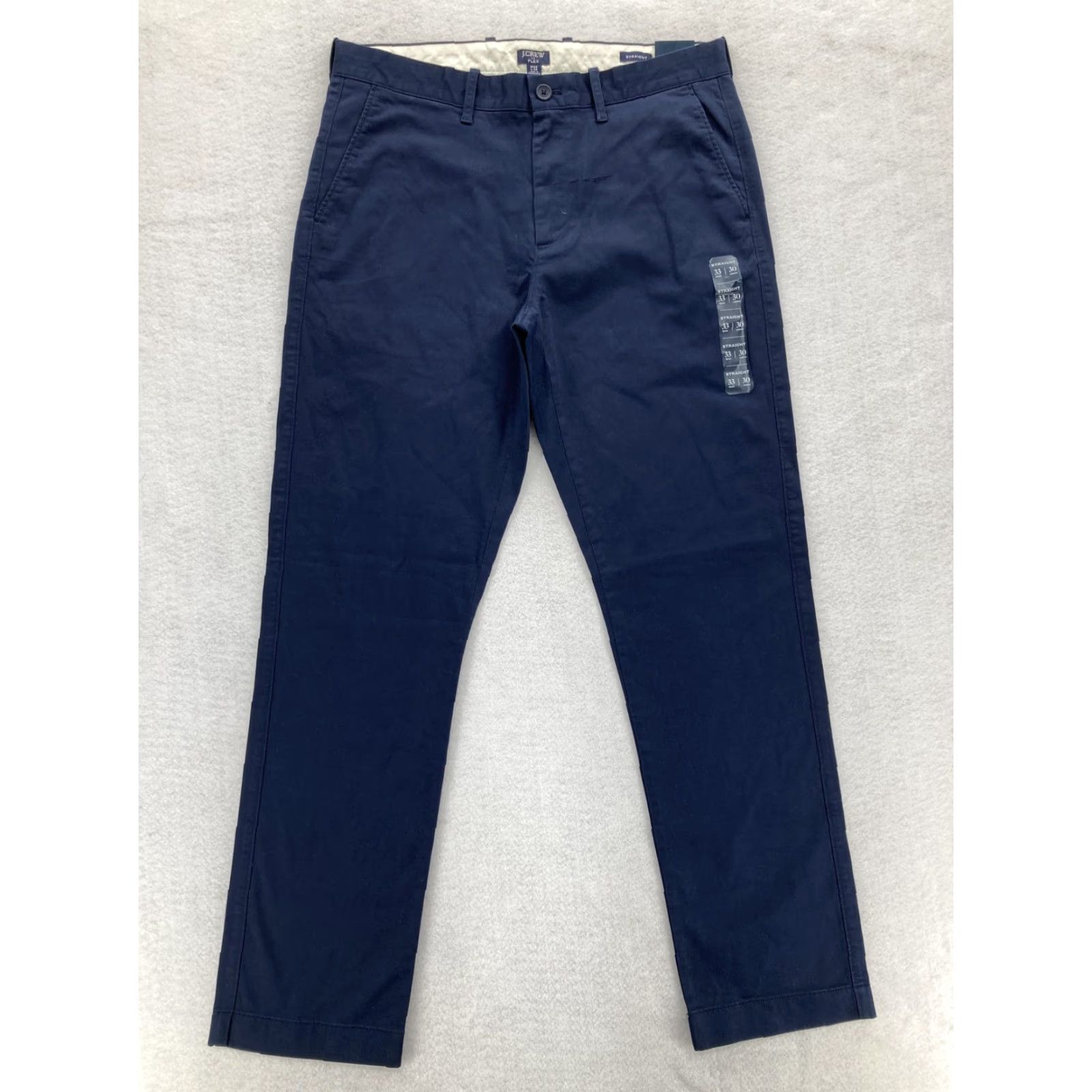 J.Crew J.Crew Flex Pants Mens 34x32 Straight Chino Blue Stretch Preppy Casual Work Business Size US 34 / EU 50 - 2 Thumbnail