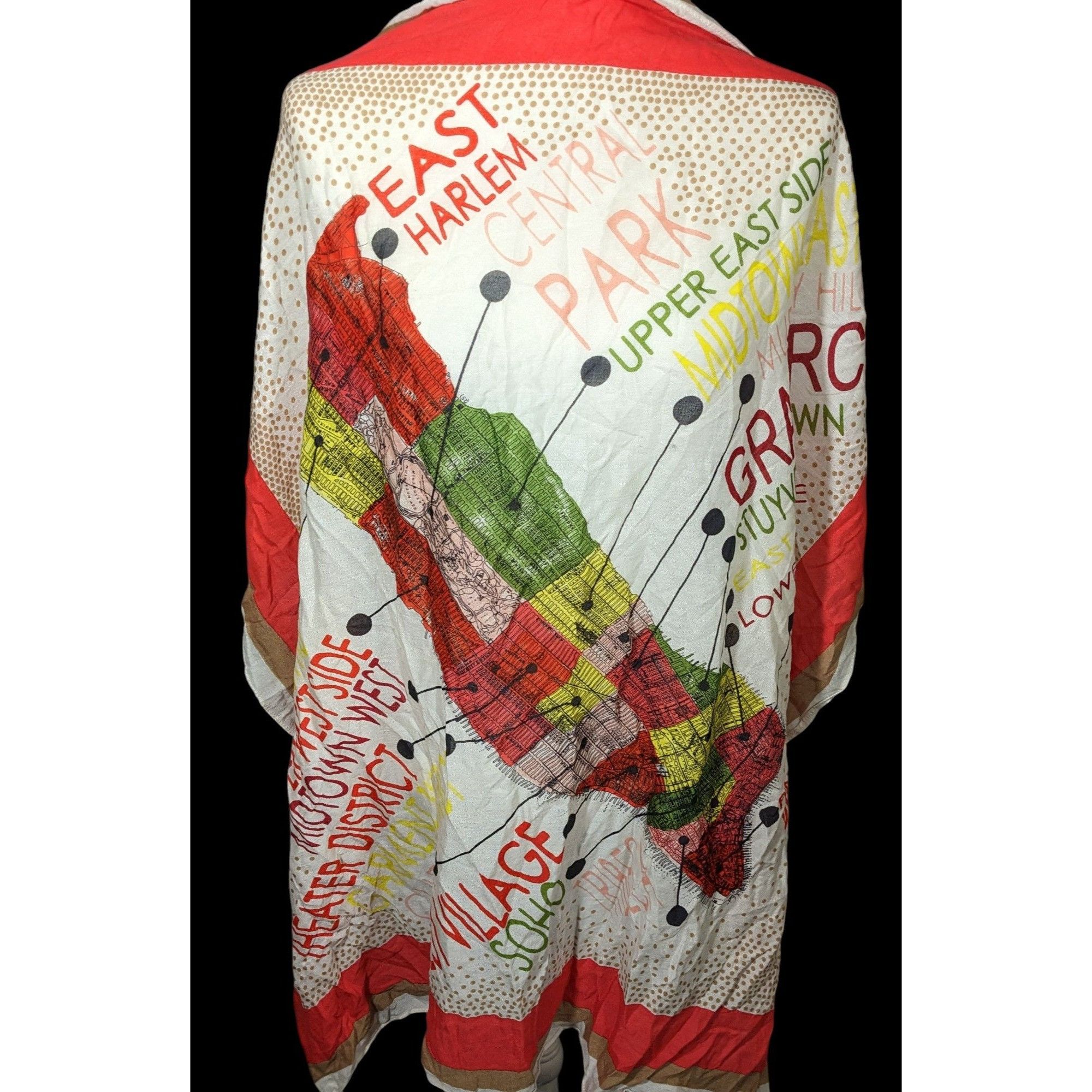 Madewell Madewell New York Map Printed Scarf/Shawl Size ONE SIZE - 1 Thumbnail