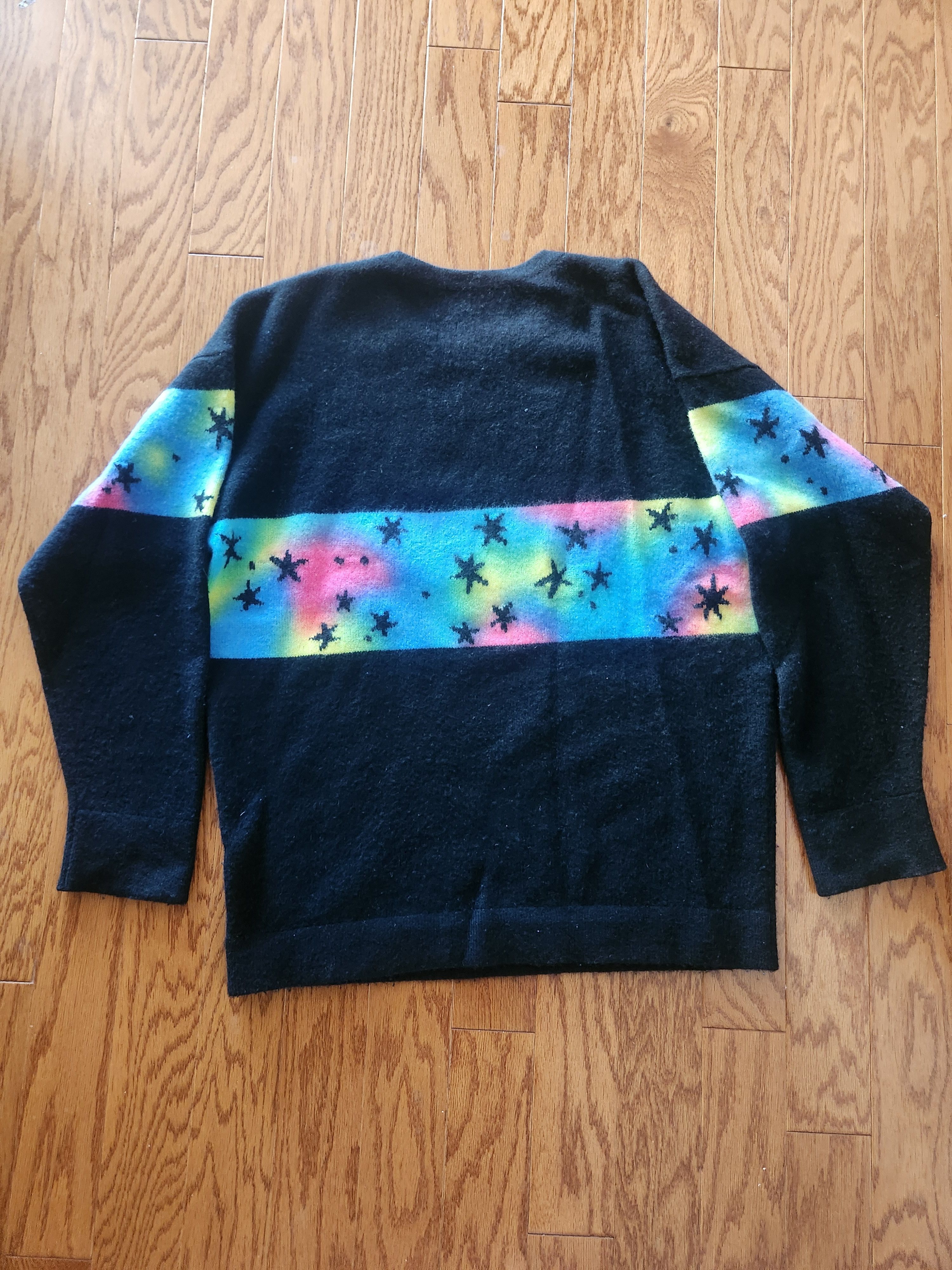 The Elder Statesman Handpainted Cashmere Sweater Size US L / EU 52-54 / 3 - 2 Thumbnail