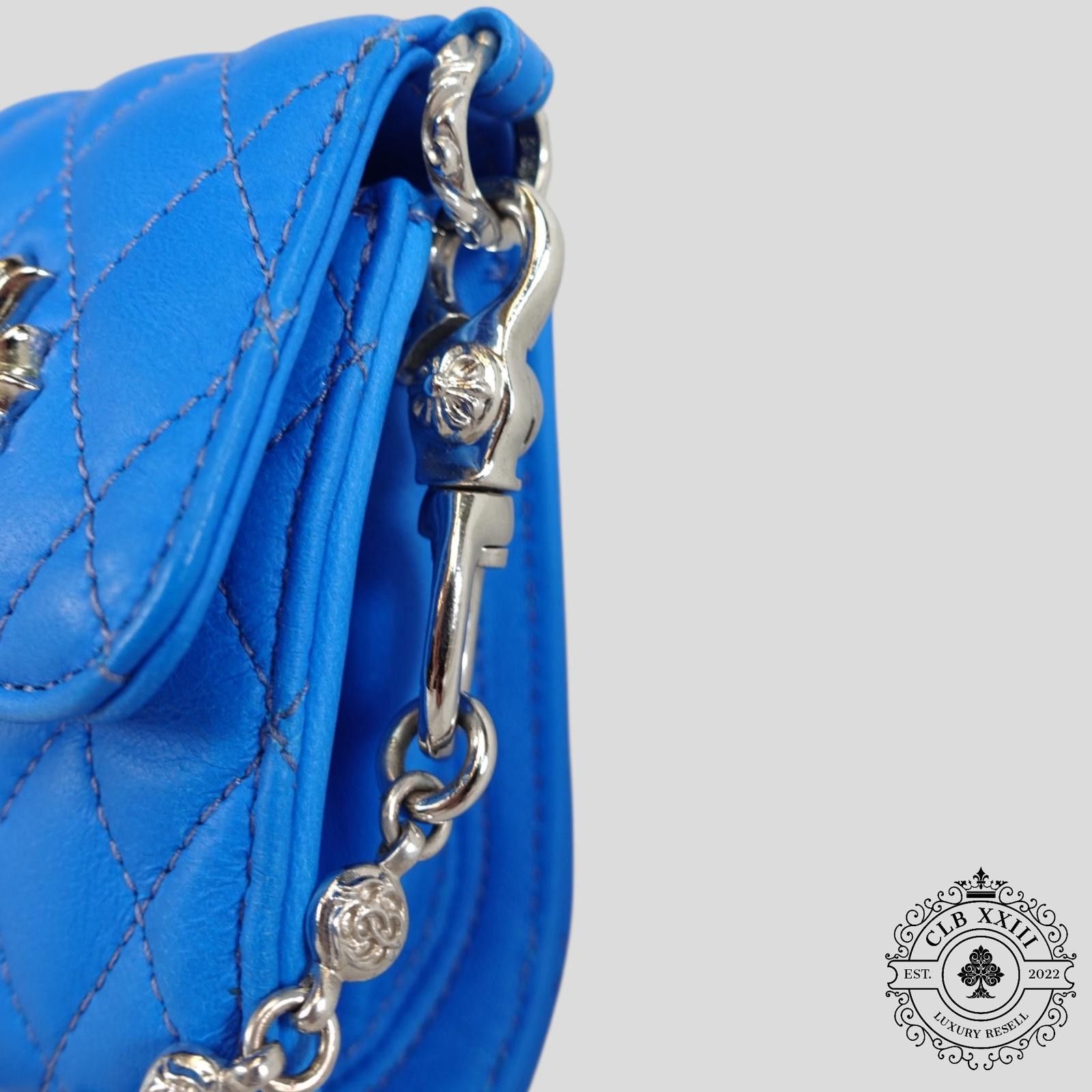 Chrome Hearts Chrome Hearts Quilted Purse in Light Blue Size ONE SIZE - 3 Thumbnail