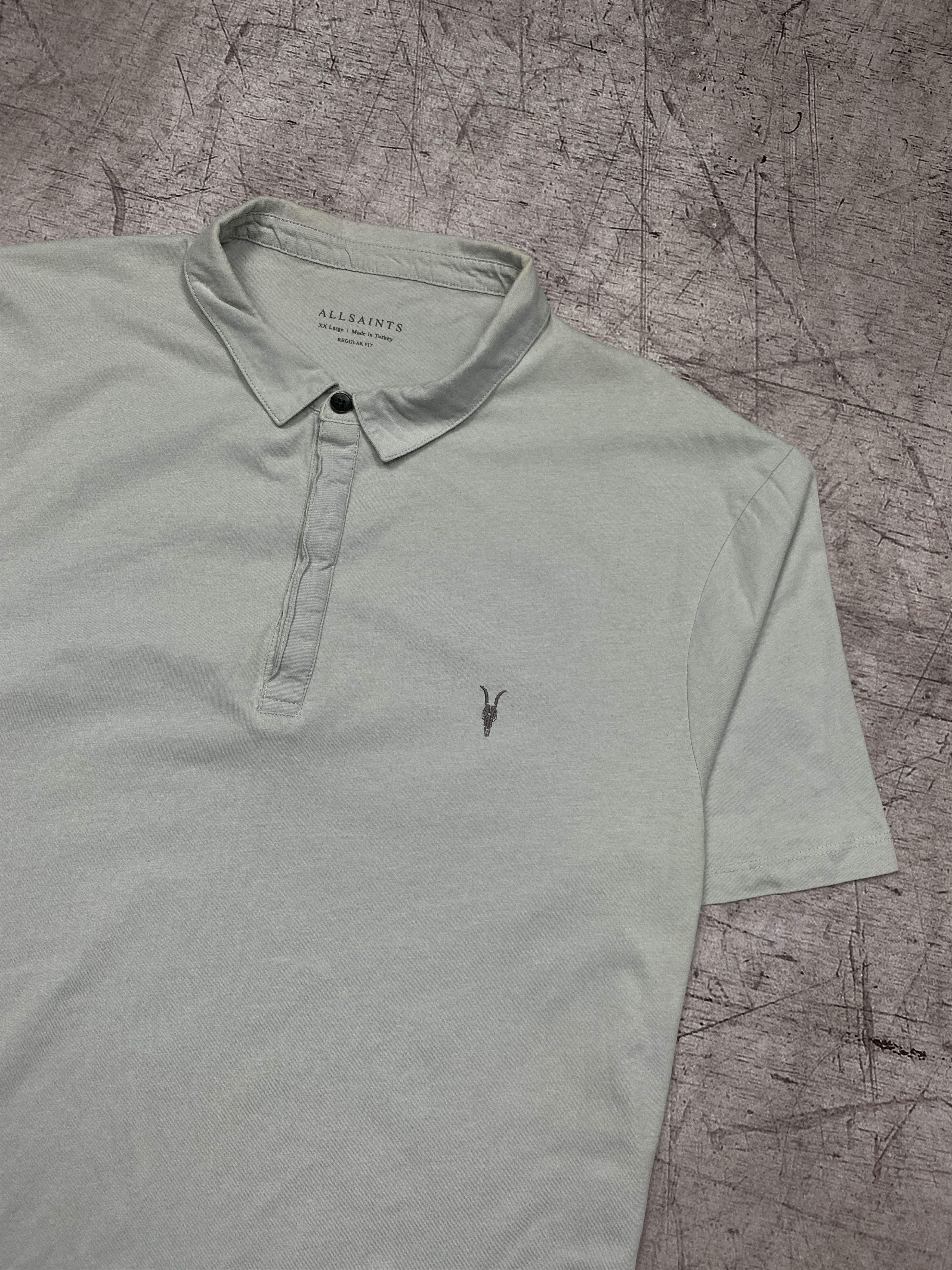 Allsaints × Vintage Allsaints Vintage Mens Brace Polo Shirt Size US XXL / EU 58 / 5 - 2 Thumbnail