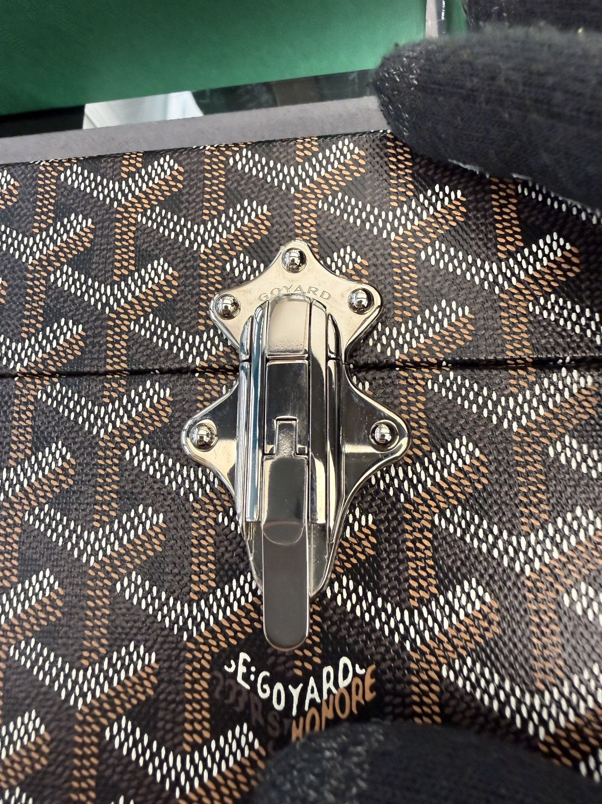 Goyard Goyard Trunk Bag Crossbody Black NEW + Shoulder strap Size ONE SIZE - 7 Thumbnail