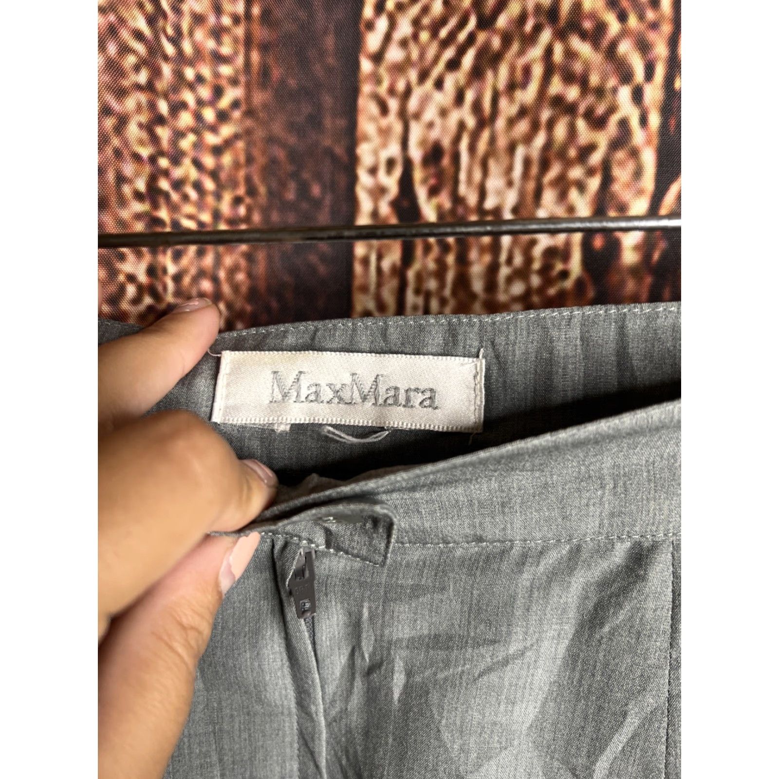 Max Mara Max Mara Pencil Skirt Size 6 Wool Viscose Italy Womens Career Business Size 28" / US 6 / IT 42 - 2 Thumbnail