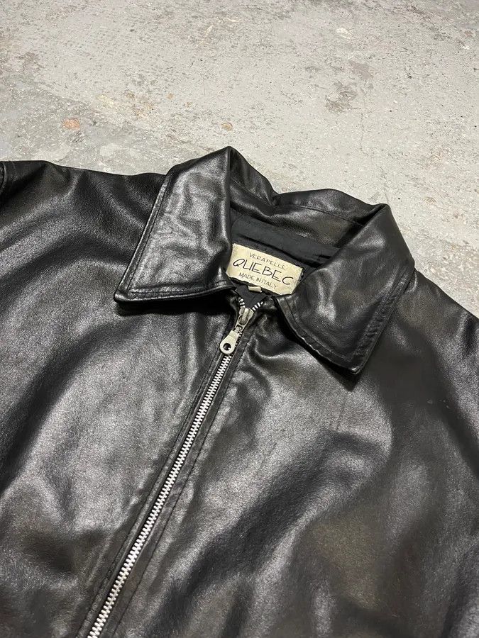 Vintage Vintage Black Classy Italian Leather Jacket Size US M / EU 48-50 / 2 - 5 Thumbnail