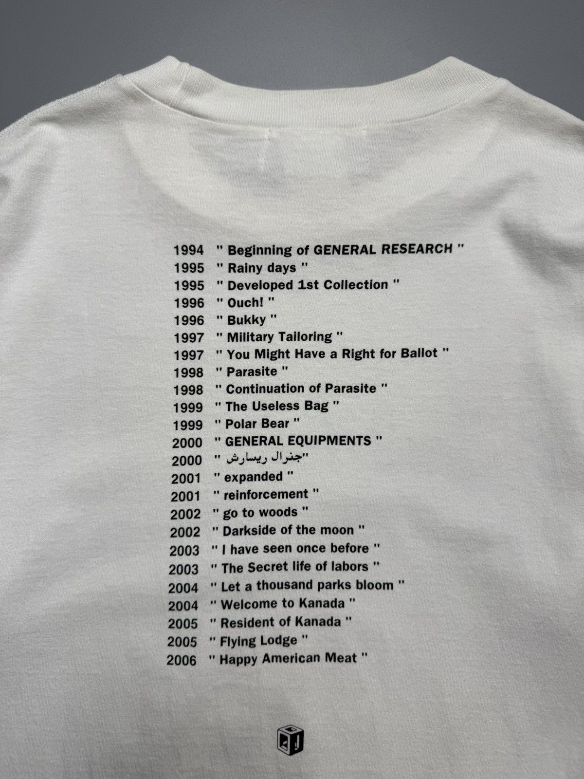General Research Vintage 1994' General Research '2145 Final Number' Size US M / EU 48-50 / 2 - 2 Thumbnail
