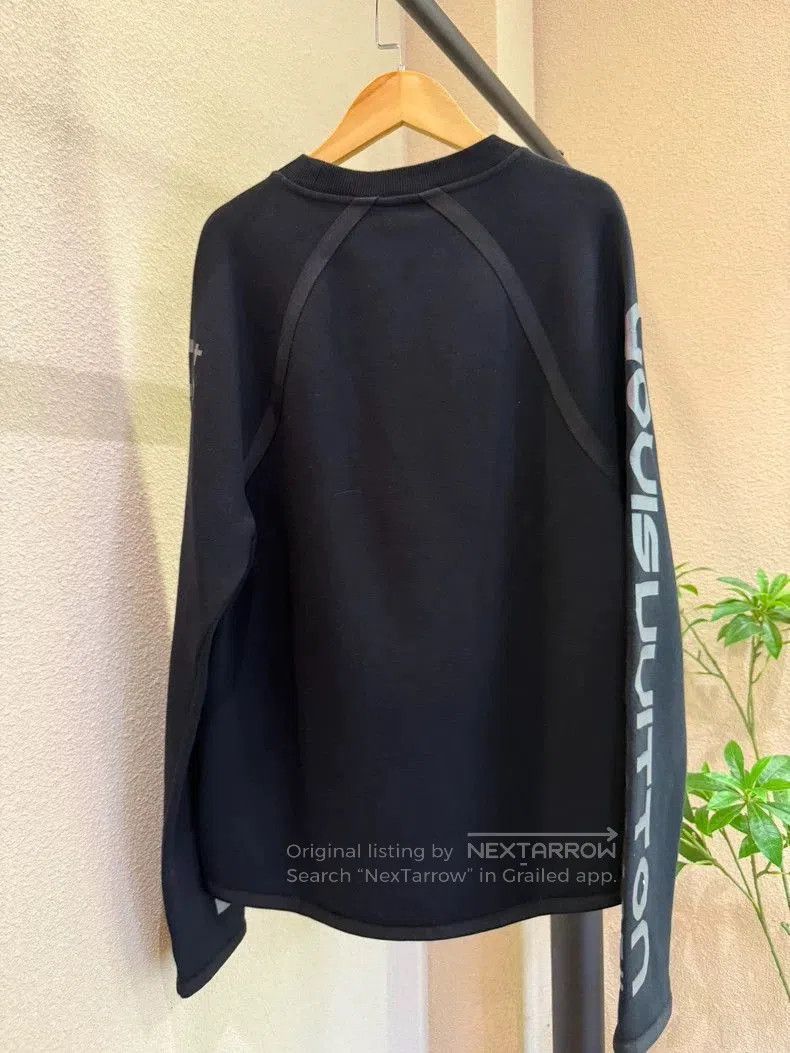 Louis Vuitton Louis Vuitton Black Reflective Logo Sweatshirt. Size US L / EU 52-54 / 3 - 2 Thumbnail