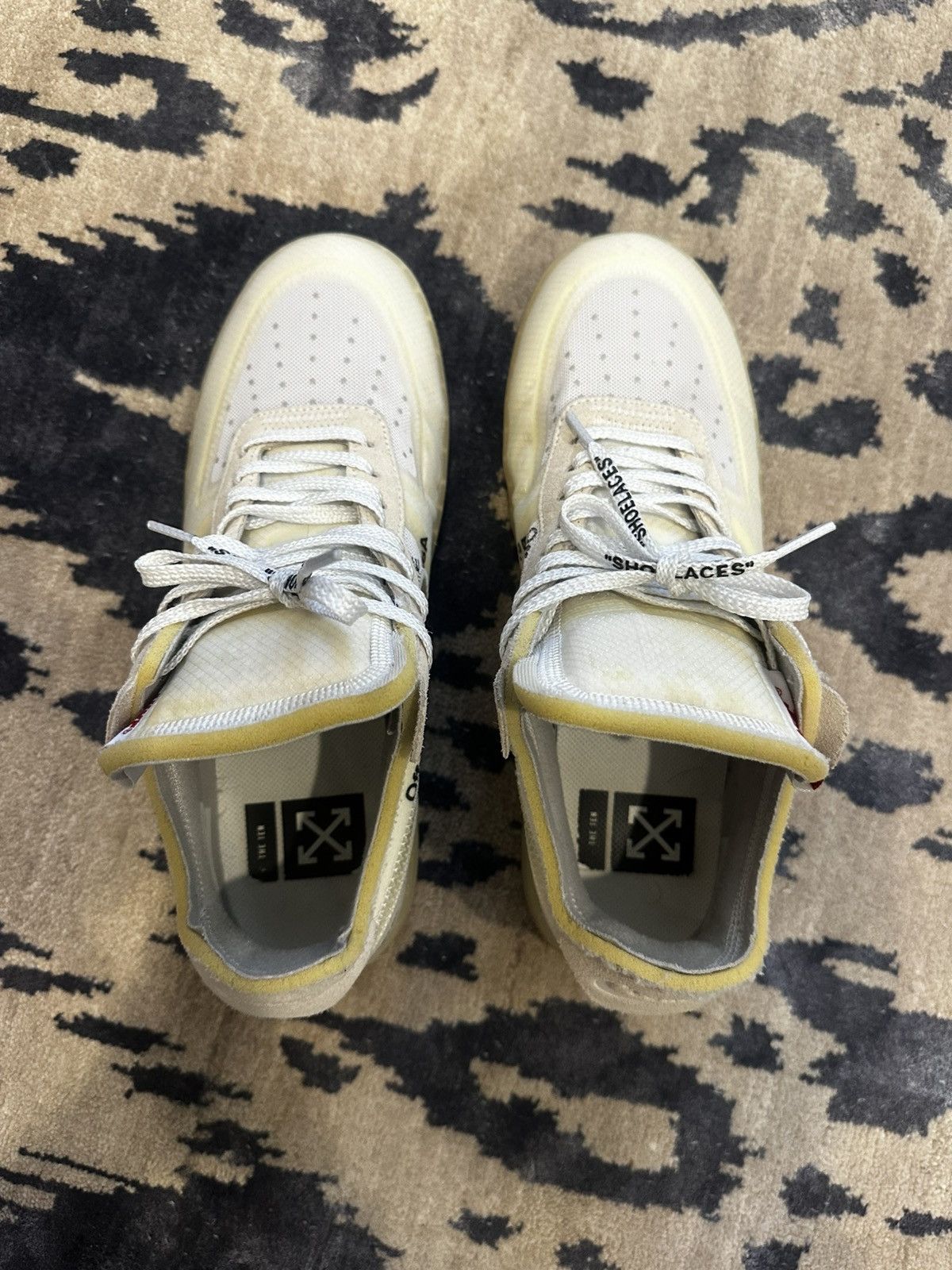 Off-White Nike Off White Air Force 1 Low Size US 10 / EU 43 - 3 Thumbnail