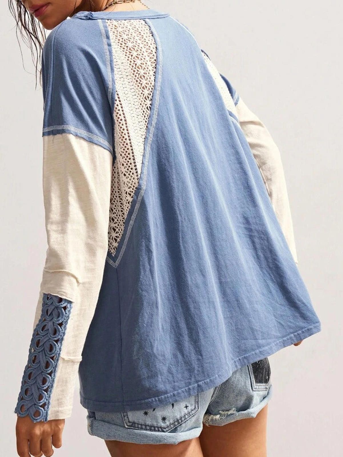 Other Lace Detail Tie Sleeve Shirt Size S / US 4 / IT 40 - 5 Thumbnail