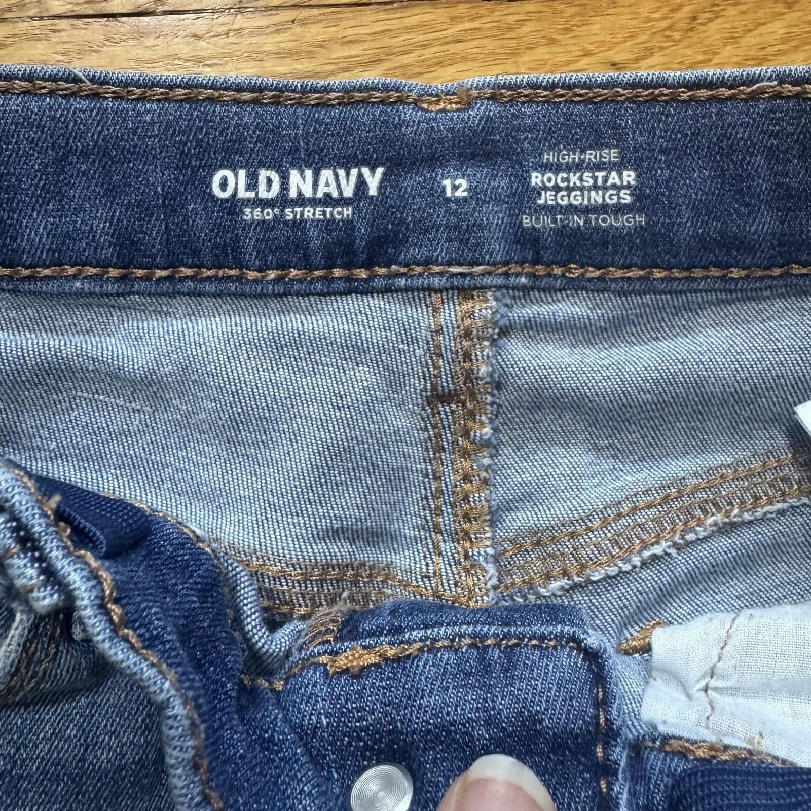 Old Navy Old Navy Rockstar Jeans for Girls Size 12 Size 24" / US 00 / IT 34 - 3 Thumbnail