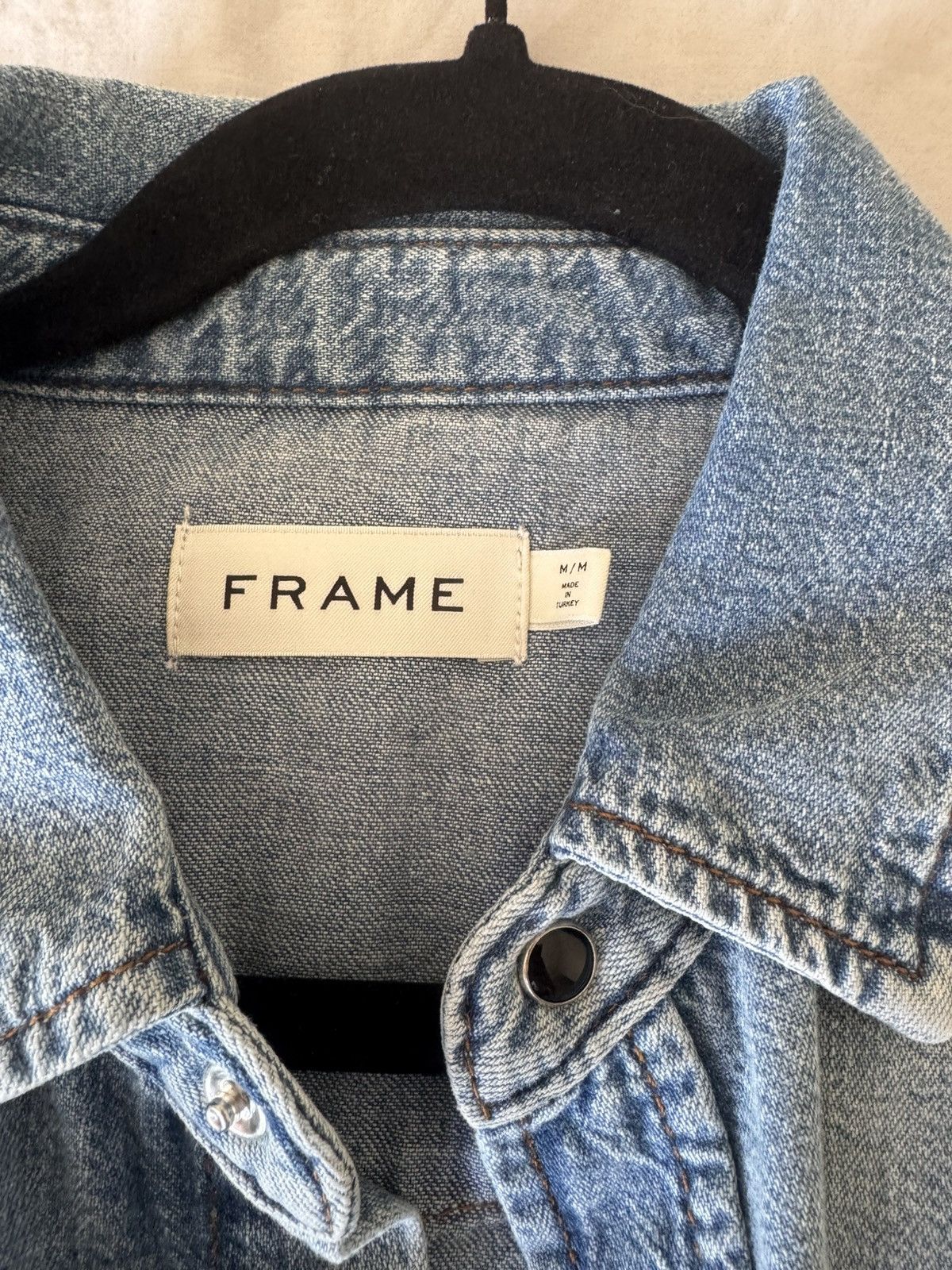 Frame FRAME Denim Western Snap Shirt Size US M / EU 48-50 / 2 - 3 Thumbnail