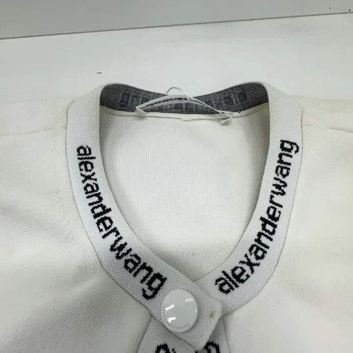 Alexander Wang Alexander Wang SS22 Logo Embellished Knit Cardigan - Size M / US 6-8 / IT 42-44 - 4 Thumbnail