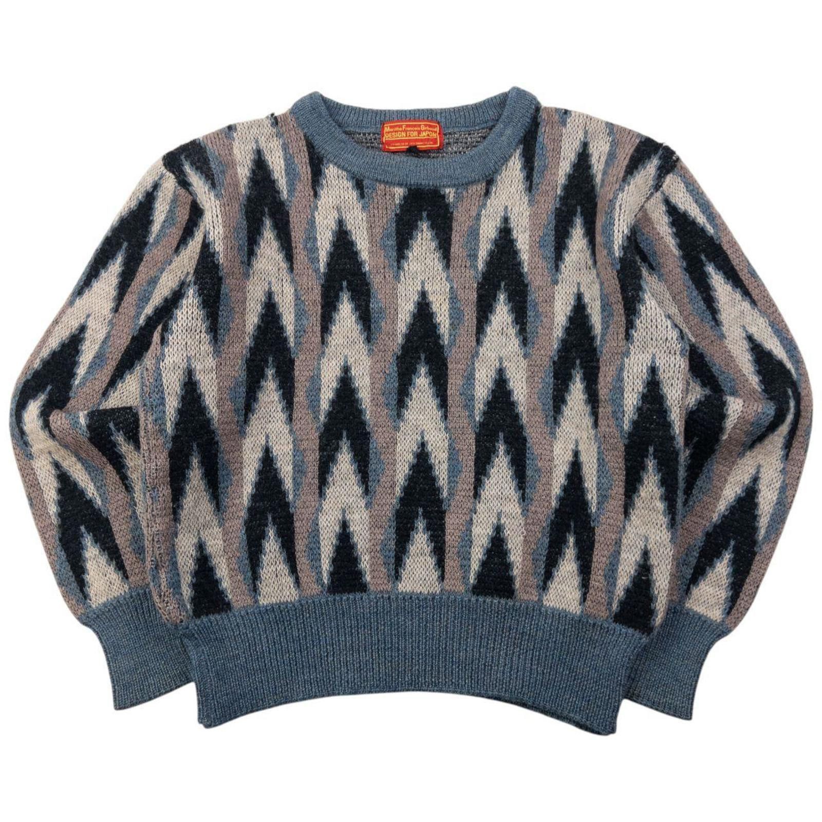 Marithe + Francois Girbaud Vintage 80s Marithe + Francois Girbaud Wool Knit Jumper M Size US M / EU 48-50 / 2 - 1 Thumbnail