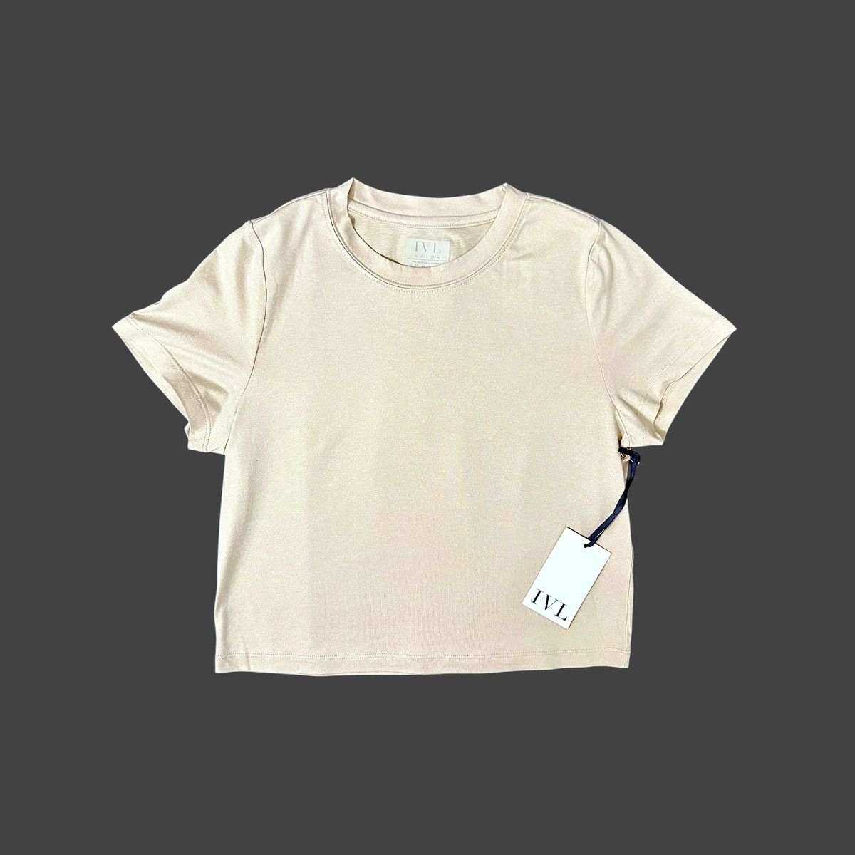 Other IVL Women’s Slim Fit Beige Short Sleeve T-Shirt Sz L Size L / US 10 / IT 46 - 9 Thumbnail