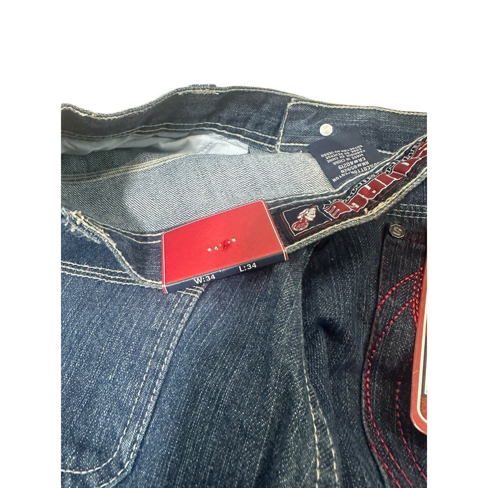 Other Vintage The Source Y2K Wide Leg Denim Cargo Hip Hop Size US 34 / EU 50 - 5 Thumbnail