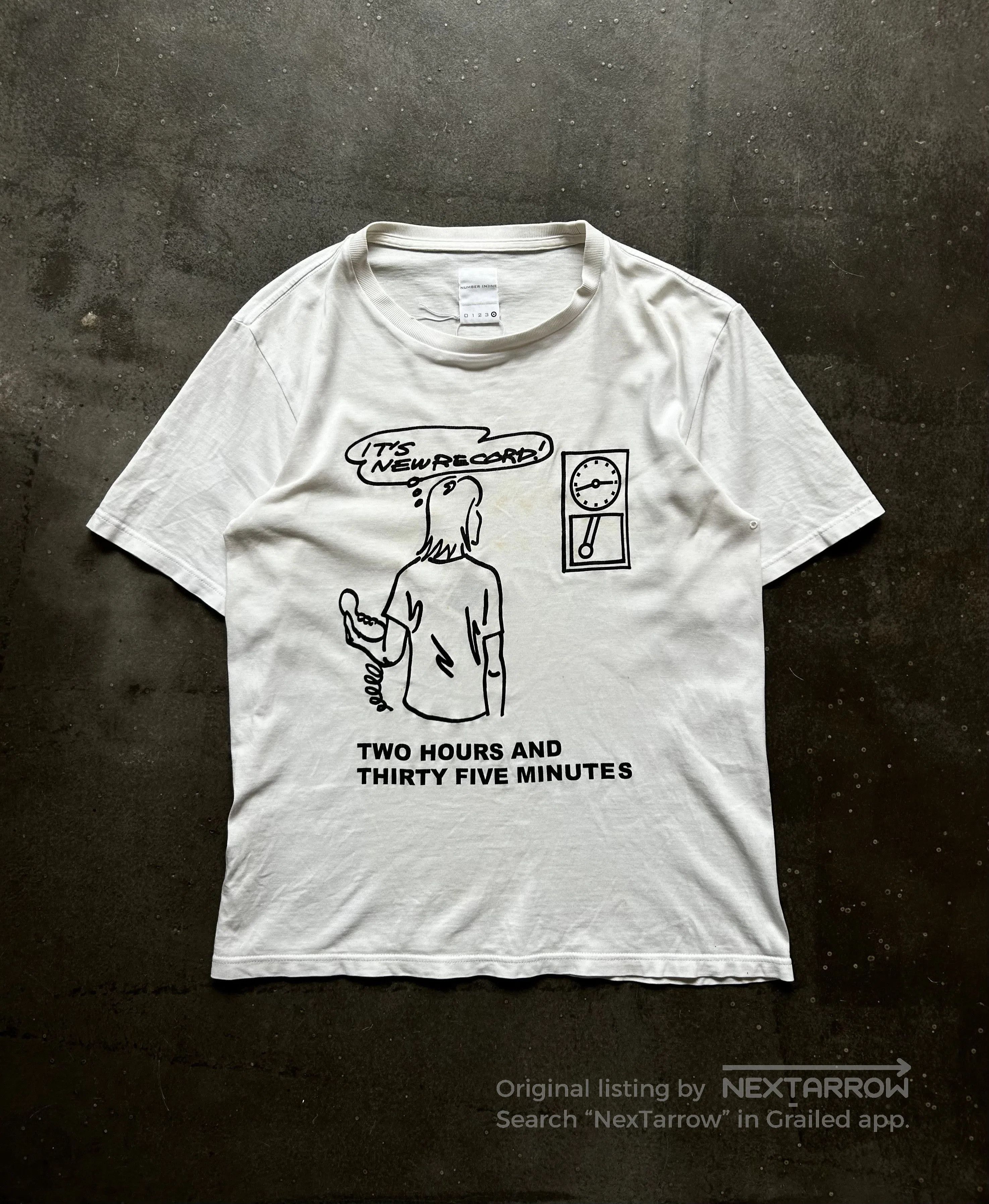 Number (N)ine Number (N)ine 2000ss Slogan Print Tee. Size US XL / EU 56 / 4 - 1 Thumbnail