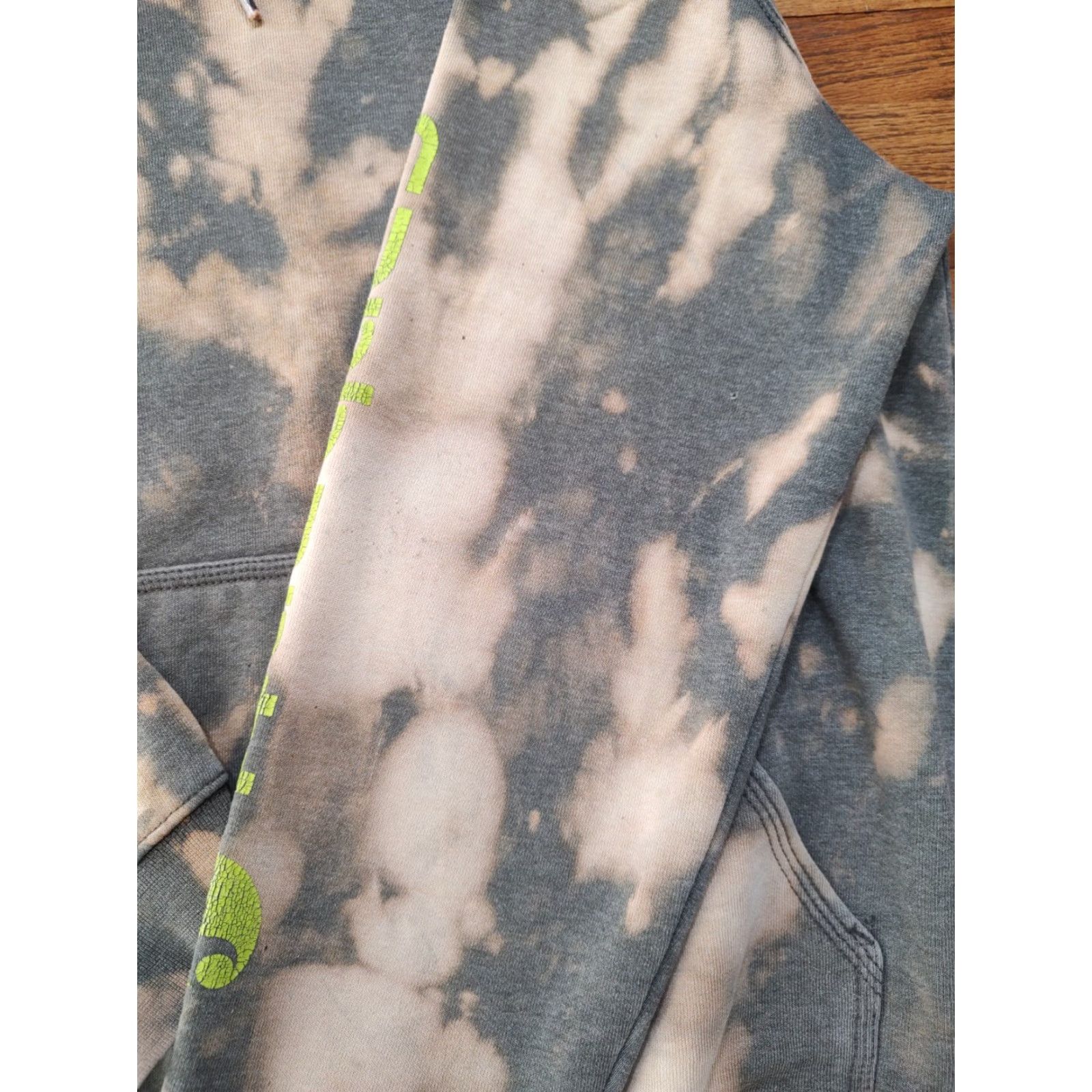 Carhartt Carhartt Mens Hoodie Logo Tie Dye Gray Small Loose Pullover Knit Sweatshirt Size US S / EU 44-46 / 1 - 7 Thumbnail
